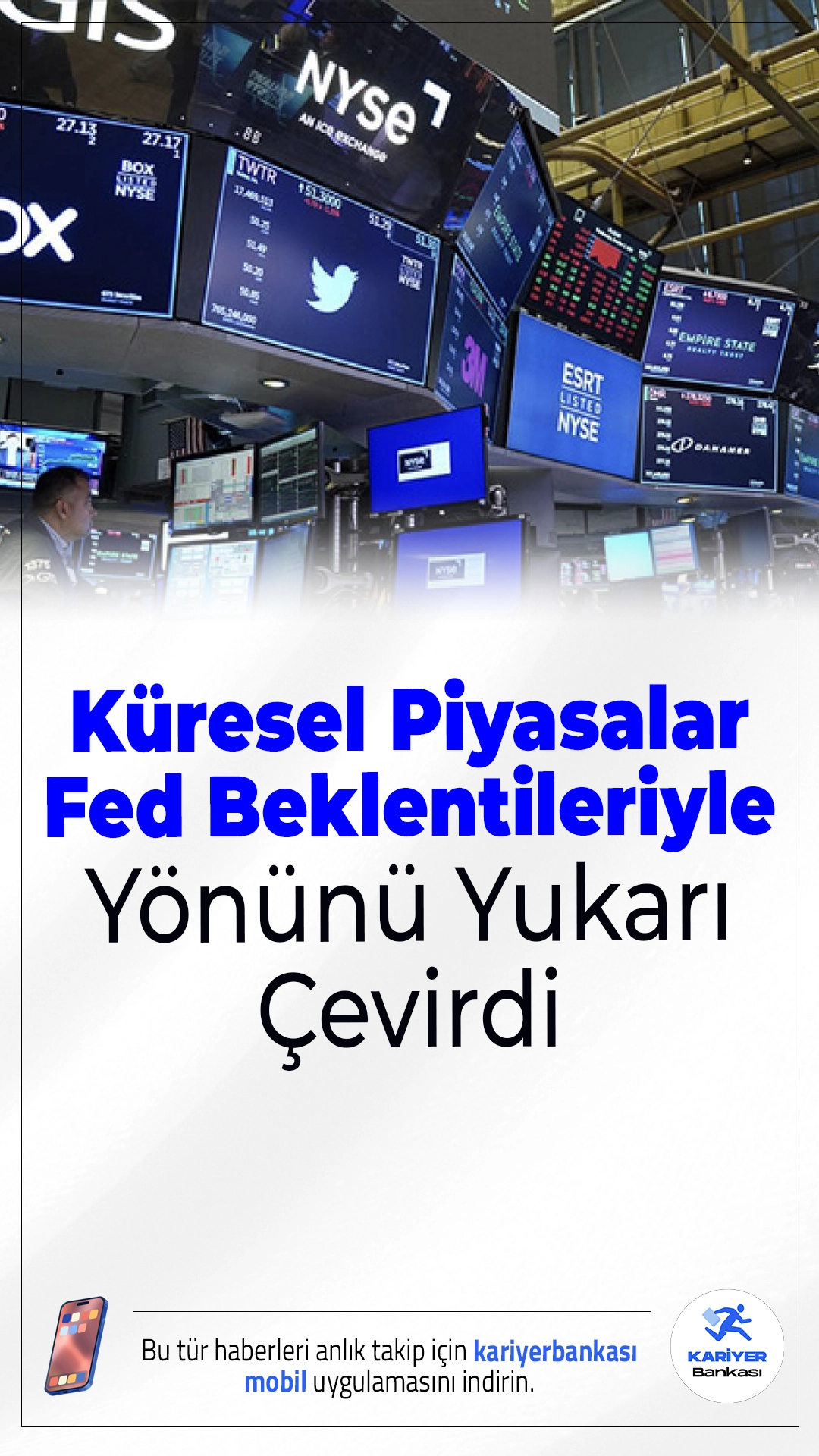 Küresel Piyasalar Fed Beklentileriyle Yönünü Yukarı Çevirdi.ABD'de açıklanan ekonomik veriler enflasyonist baskı yaratmazken, Fed'in faiz indirimine gideceğine dair beklentiler küresel piyasalarda iyimserliği artırdı. Tahvil faizleri düşerken, borsalarda yükseliş öne çıkıyor.