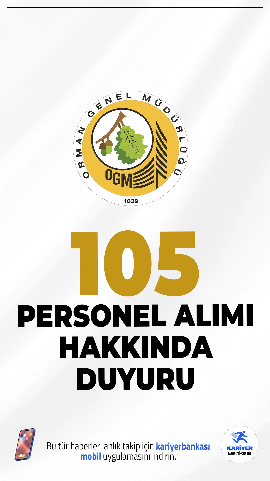 OGM 105 Personel Alımı Yedek Adayları Hakkında Duyuru. Tarım ve Orman Bakanlığı Orman Genel Müdürlüğü (OGM) sayfasından yayımlanan duyuruda, 30 adet sözleşmeli İHA pilotu ve 75 adet sözleşmeli İHA teknik personeli alımı olmak üzere toplamda 105 personel alımı kapsamında, yapılan tercihler doğrultusunda yerleştirme sonuçları 02.08.2025 tarihinde ilan edilmiş olup, asil olarak yerleşmeye hak kazanan adaylardan atamaya esas evraklarını teslim etmeyen, sözleşme yapmaya hak kazandığı halde müracaat etmeyen ve ilanda belirtilen şartları taşımayan adayların yerine yedek adaylar arasından yerleştirme yapılacağı aktarıldı.