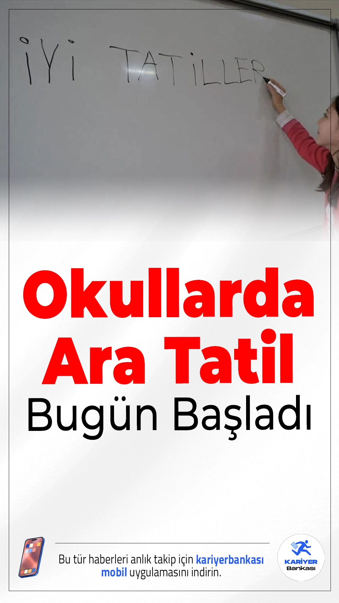 Okullarda Ara Tatil Bugün Başladı.Milyonlarca öğrenci, 2025-2026 eğitim öğretim yılının ilk ara tatiline çıkıyor. Tatil, 17 Kasım’da sona erecek.
