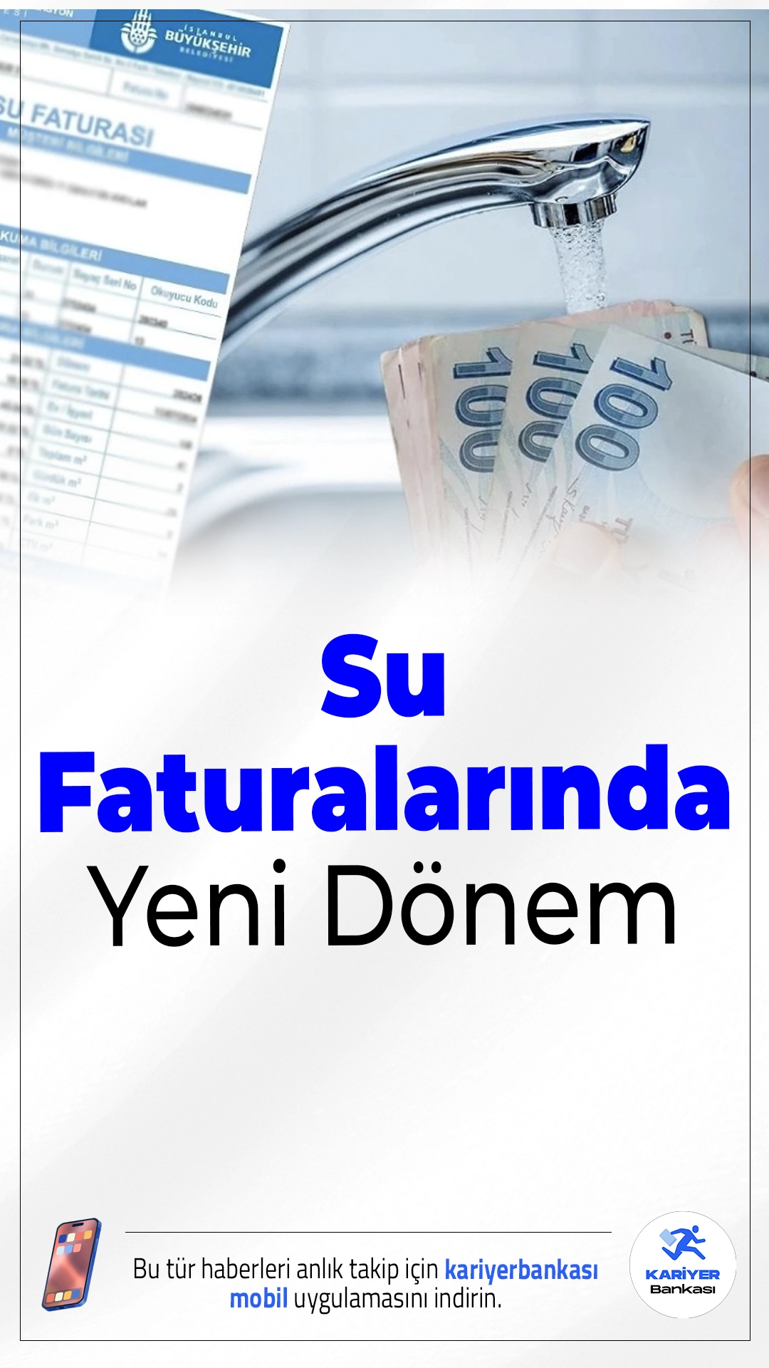 İstanbul'da Su Faturalarında Dijital Dönem Başladı.İSKİ, vatandaşların su sayaçlarını kendilerinin okuyarak mobil uygulama üzerinden dijital fatura oluşturabileceği yeni sistemini devreye aldı.