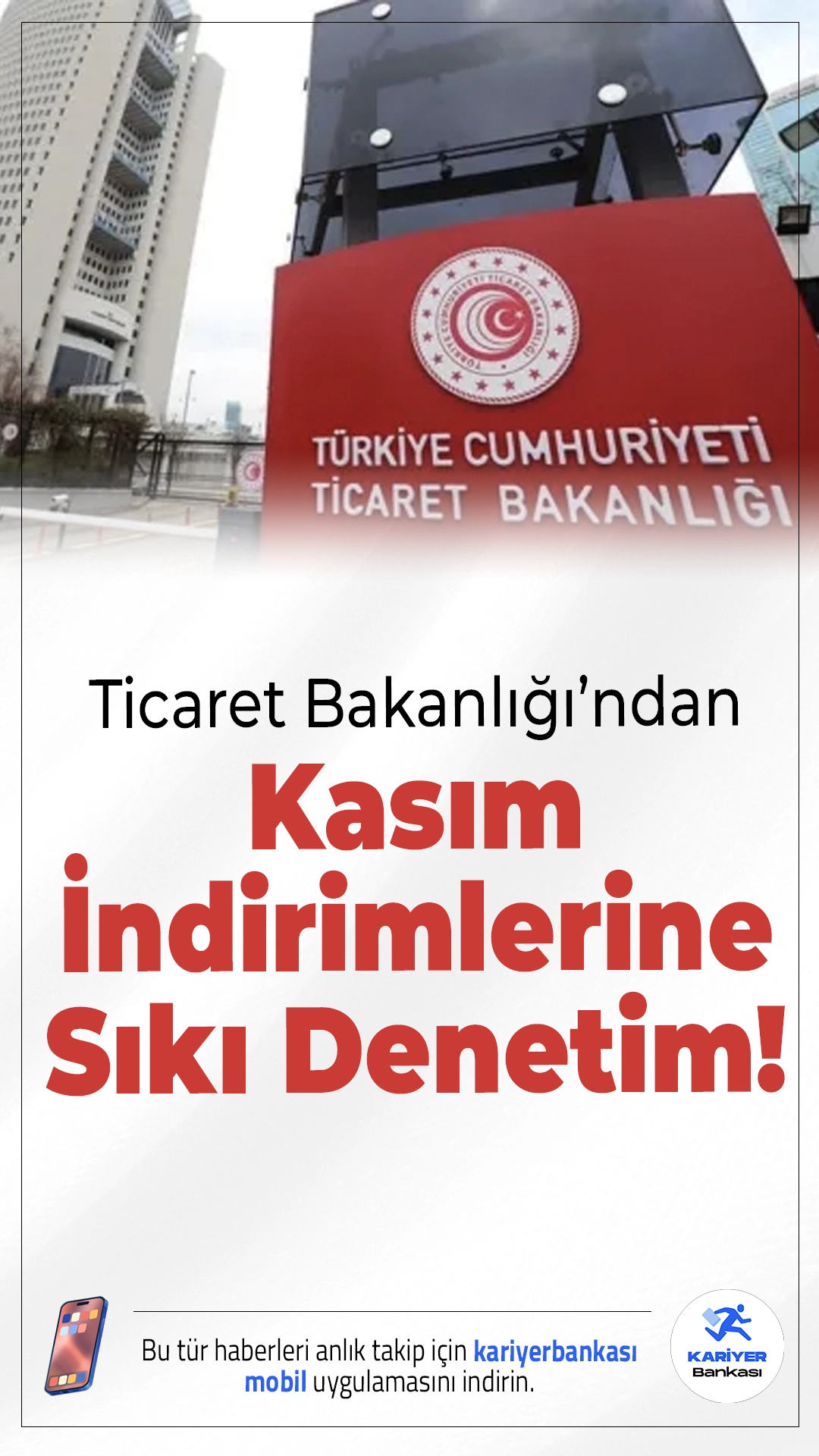 Ticaret Bakanlığı’ndan Kasım İndirimlerine Sıkı Denetim!Bakanlık, aldatıcı kampanyalara karşı hem mağazaları hem de dijital platformları denetliyor. Tüketicilere sahte indirim tuzaklarına karşı önemli uyarılar yapıldı.