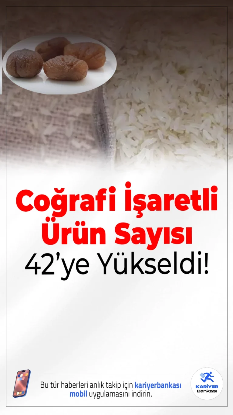 Türkiye’den Coğrafi İşaretli Ürün Sayısı 42’ye Yükseldi!İpsala pirinci ve Bursa kestane şekeri, AB’den coğrafi işaret tescili aldı. Türkiye 2025’te yıllık tescil rekorunu kırdı.
