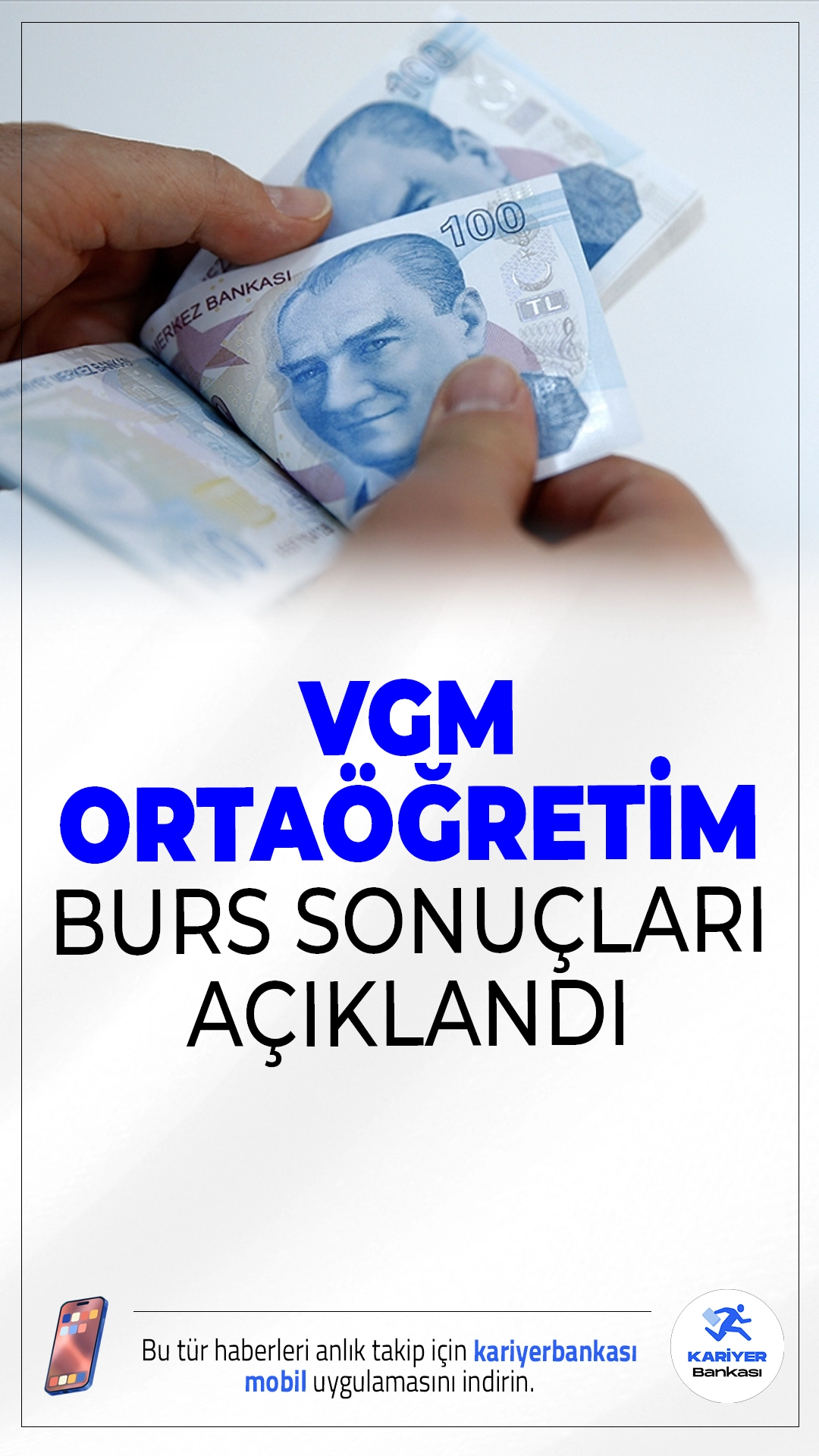 VGM 2025 Ortaöğrenim Burs Sonuçları Açıklandı!Vakıflar Genel Müdürlüğü (VGM) tarafından verilen ortaöğrenim, yükseköğrenim ve yabancı uyruklu öğrenci burslarında başvuru süreci tamamlandı. 2025–2026 eğitim yılına ait burs sonuçları açıklanmaya başladı.