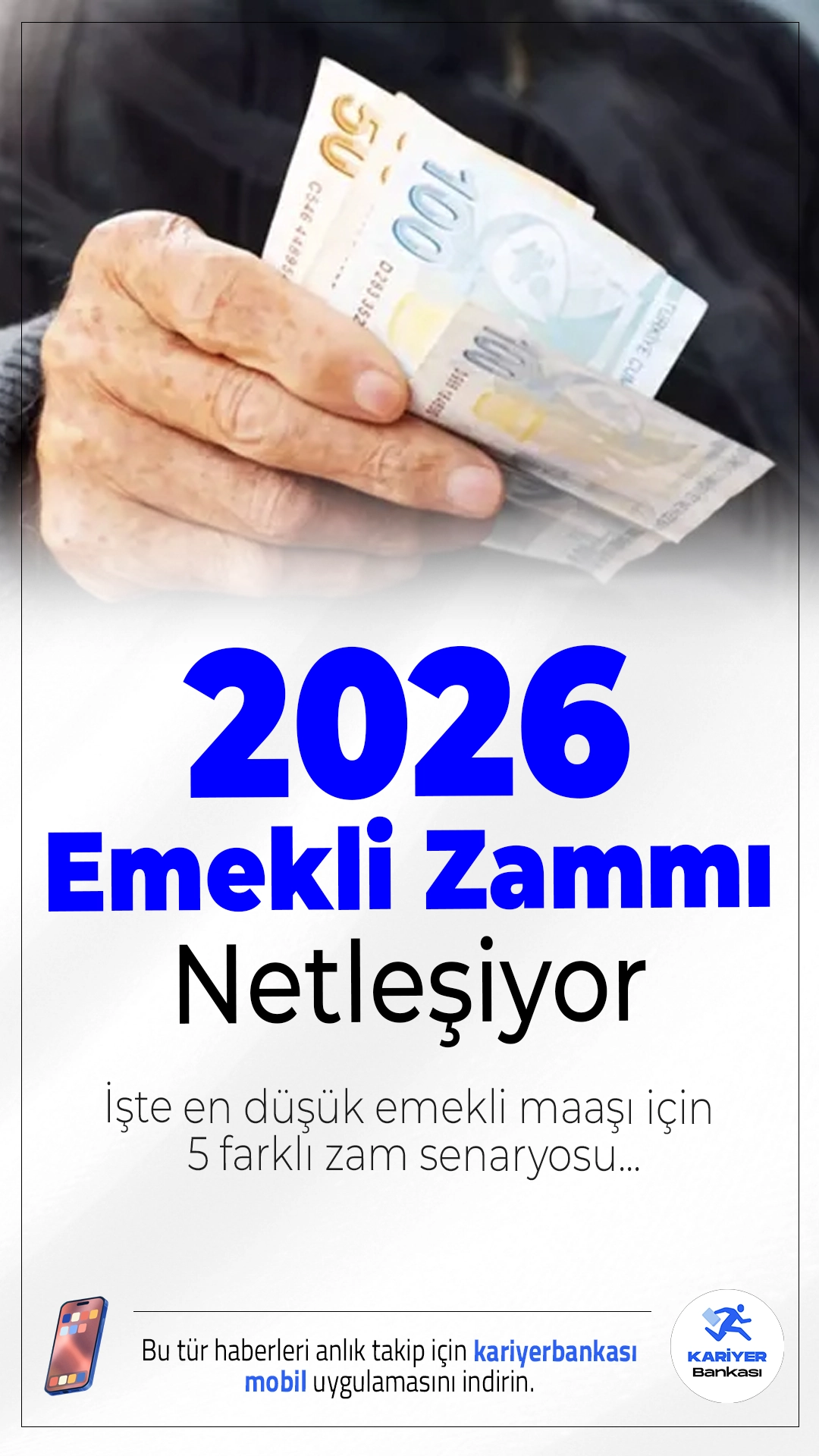 2026 Emekli Zammında Son Durum: 5 Senaryo ve Olası En Düşük Maaşlar.TÜİK’in kasım ayı enflasyon verisinin açıklanmasıyla birlikte SSK ve Bağ-Kur emeklilerinin 2026 Ocak zammı için netleşen ilk hesaplamalar şöyle şekillendi: