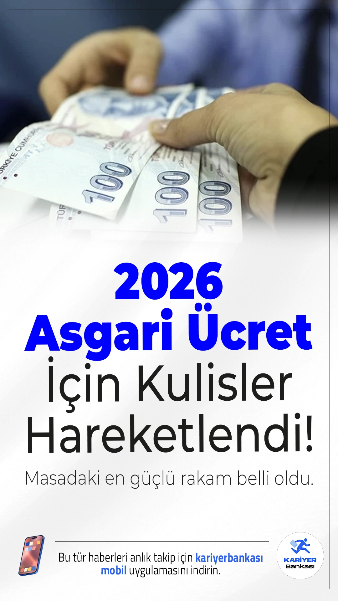 2026 Asgari Ücret İçin Kulisler Hareketlendi: Masadaki En Güçlü Rakam Belli Oldu.Yeni yılda geçerli olacak asgari ücret için geri sayım başladı. Milyonlarca çalışanı ilgilendiren zam oranı için ilk resmi toplantı 13 Aralık Cuma günü gerçekleşecek. Kulislerde ise tek zam formülü konuşuluyor.
