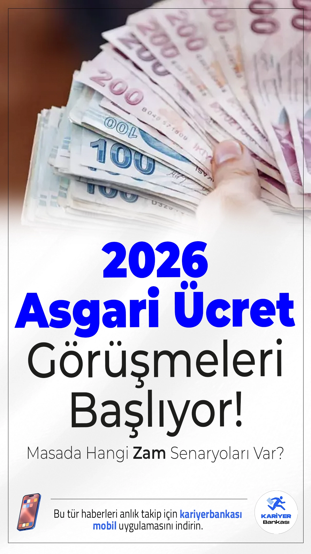 2026 Asgari Ücret Görüşmeleri Başlıyor: Masada Hangi Zam Senaryoları Var?Milyonlarca çalışanı yakından ilgilendiren 2026 yılı asgari ücret görüşmeleri başlıyor. Asgari Ücret Tespit Komisyonu, ilk toplantısını 12 Aralık 2025 Cuma günü saat 14.00’te gerçekleştirecek. Toplantılar, işçi, işveren ve hükümet temsilcilerinin katılımıyla Çalışma ve Sosyal Güvenlik Bakanlığı ev sahipliğinde yürütülecek.