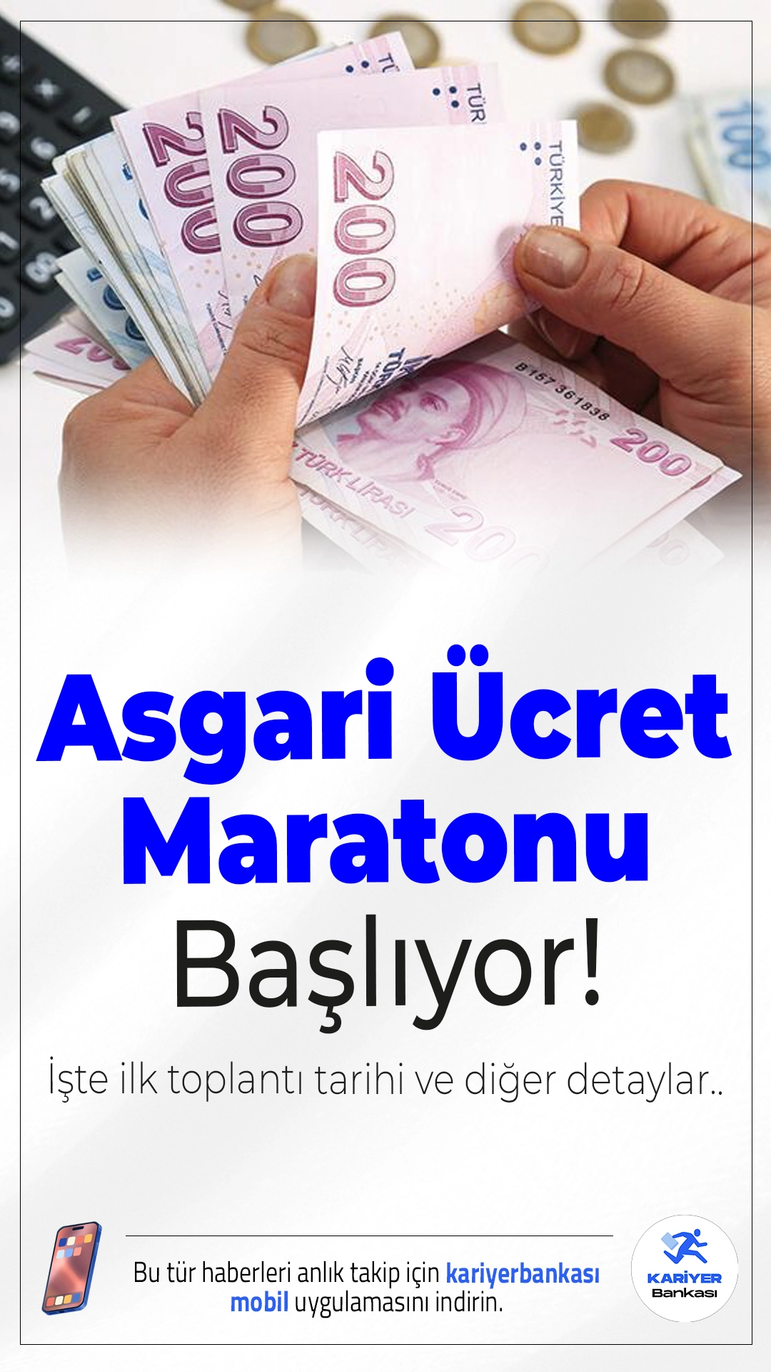 Asgari Ücret Maratonu Başlıyor: Komisyon İlk Toplantısını Cuma Günü Yapacak.Yaklaşık 7 milyon çalışanı doğrudan ilgilendiren yeni asgari ücret belirleme süreci, 13 Aralık Cuma günü başlıyor. Komisyon, ilk toplantısını saat 14.00’te gerçekleştirecek.