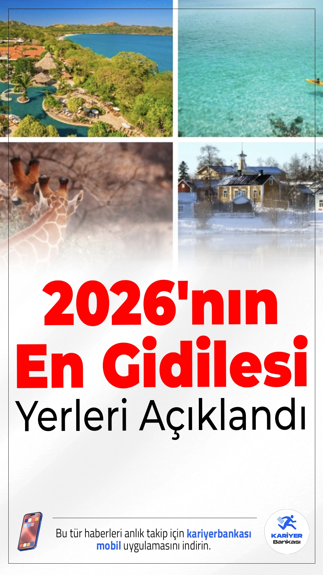 BBC Travel 2026'nın En Gidilesi Yerlerini Açıkladı: İşte Gelecek Yılın 20 Seyahat Rotası.Seyahat severlerin heyecanla beklediği 2026 yılı için BBC Travel, dünyanın dört bir yanından mutlaka görülmesi gereken 20 destinasyonu açıkladı. Listede klasik Avrupa şehirlerinin dışında, kültür, doğa, tarih ve gastronomiyle öne çıkan sıra dışı yerler bulunuyor.