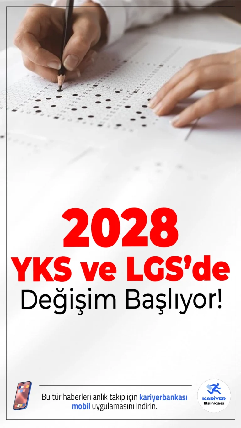 2028 YKS ve LGS’de Değişim Başlıyor: Beceri Temelli Soru Dönemi Geliyor.Milli Eğitim Bakanlığı, 2024-2025 eğitim öğretim yılında uygulamaya koyduğu Türkiye Yüzyılı Maarif Modelikapsamında önemli bir dönüşüme hazırlanıyor. Bakan Yardımcısı Ömer Faruk Yelkenci’nin açıklamasına göre, 2028 yılından itibaren YKS ve LGS’de beceri temelli sorular yer alacak.