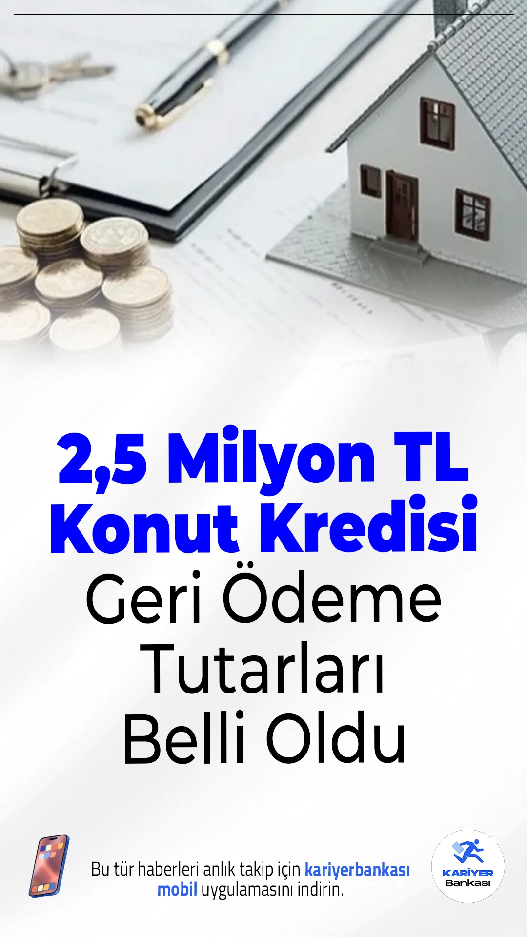 2,5 Milyon TL Konut Kredisi İçin Geri Ödeme Tutarları Belli Oldu.120 ay vadeli 2.500.000 TL konut kredisi çekenler için bankalar arasında büyük farklar oluştu. Faiz oranlarındaki küçük değişiklikler, toplam geri ödemede milyonluk farklar yaratıyor.