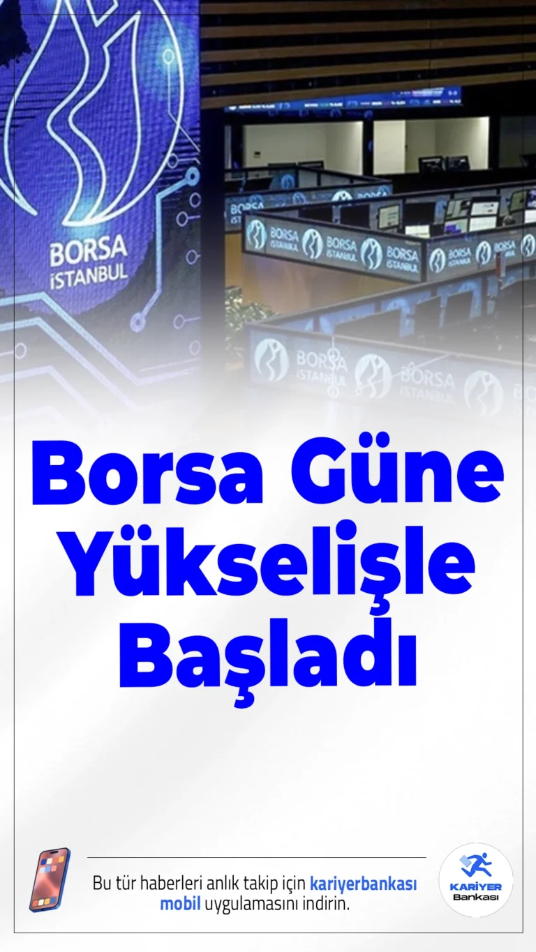 Borsa Güne Yükselişle Başladı.Borsa İstanbul'da BIST 100 endeksi, güne hafif yükselişle başladı. Açılışta 11.172,63 puana çıkarak yatırımcılara umut verdi.