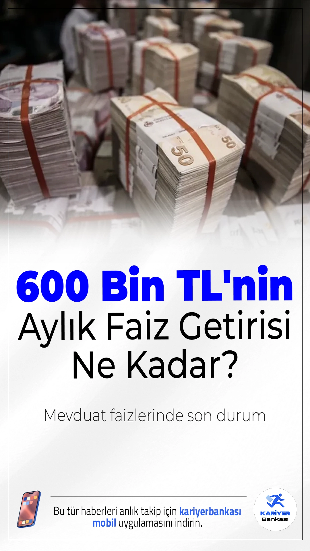Mevduat Faizlerinde Son Durum: 600 Bin TL'nin Aylık Faiz Getirisi Ne Kadar?Merkez Bankası’nın Aralık ayı faiz kararı öncesinde, bankalar mevduat faiz oranlarını güncelledi. Düşme beklentisine rağmen bazı bankalarda yüksek faiz oranları dikkat çekerken, 600 bin TL yatıran bir kişinin aylık net kazancı 20 bin TL’ye yaklaşabiliyor.