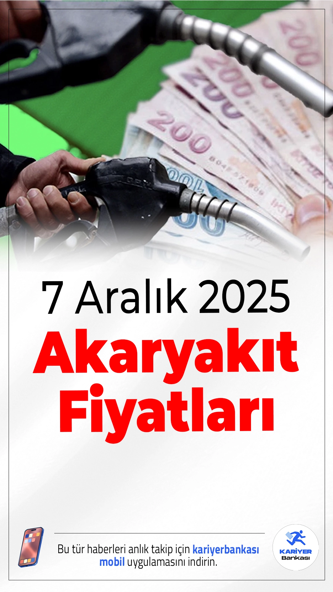7 Aralık 2025 Akaryakıt Fiyatları: Benzine Zam Var mı, İndirim Geldi mi?Akaryakıt fiyatları yeniden gündemde! 7 Aralık Pazar günü benzin ve motorin litre fiyatları illere göre değişiklik gösteriyor. Peki fiyatlar arttı mı, düştü mü?