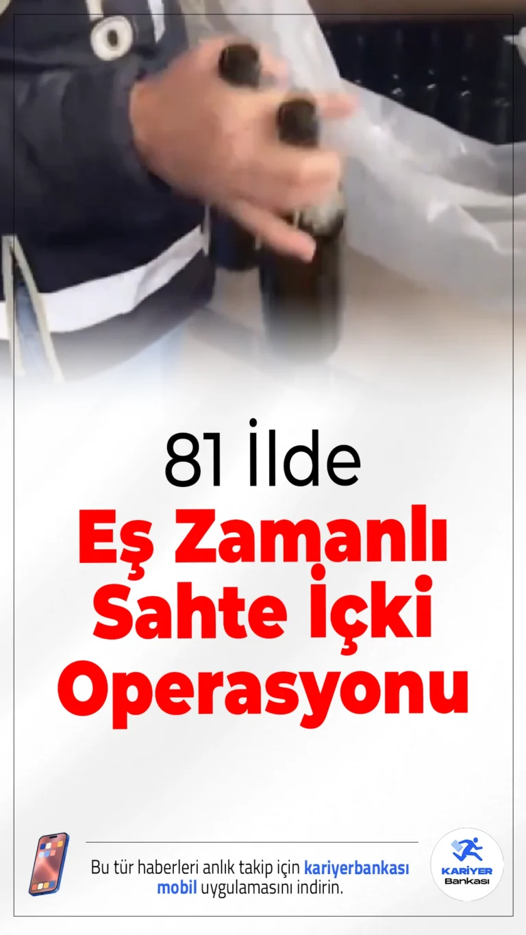 81 İlde Eş Zamanlı Sahte İçki Operasyonu.Emniyet güçlerinin aralıksız süren çalışmaları kapsamında son bir ayda 528 kişiye adli işlem yapılırken, yüz binlerce litre kaçak içkiye el konuldu.