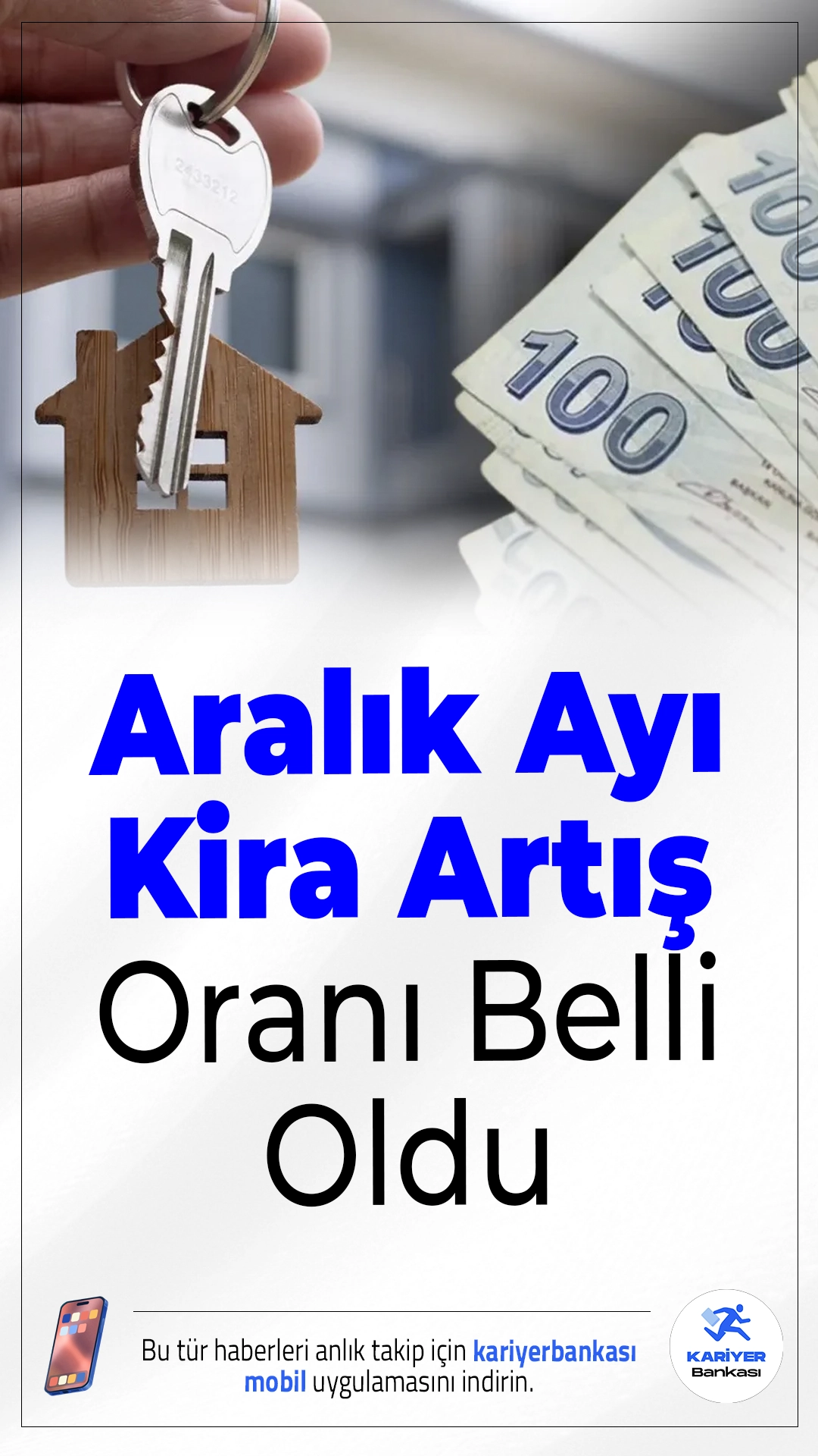 Aralık Ayı Kira Artış Oranı Belli Oldu: İşte Yeni Zamlı Kira Tutarı.Kasım ayı enflasyon verilerinin açıklanmasıyla birlikte Aralık 2025’te uygulanacak kira artış oranı da belli oldu. TÜİK verilerine göre kasım ayında TÜFE yüzde 0,87 arttı, yıllık enflasyon ise yüzde 31,07 olarak gerçekleşti. Bu verilere göre aralık ayında işyeri kiralarına yapılacak zam oranı yüzde 35,91 oldu.