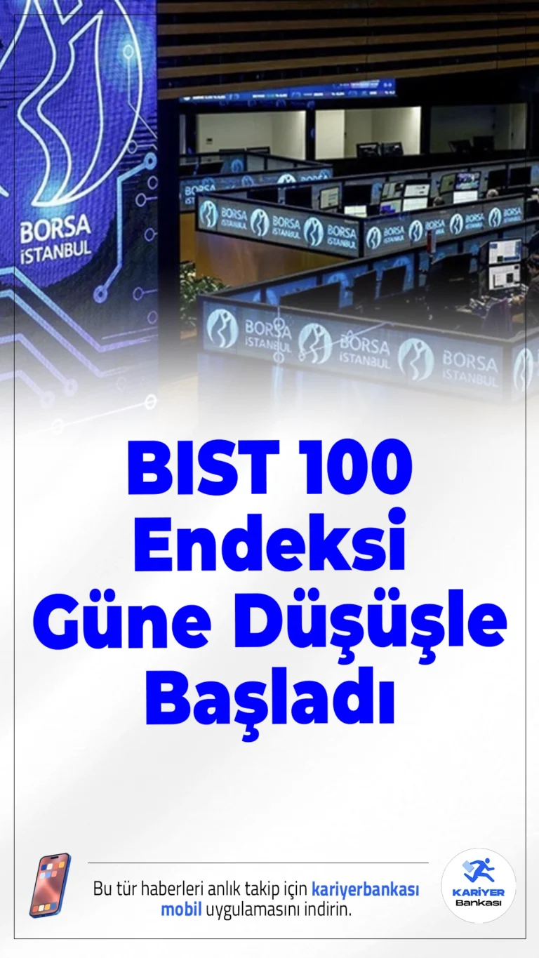 BIST 100 Endeksi Güne Düşüşle Başladı.Borsa İstanbul'da BIST 100 endeksi, yeni güne yüzde 0,03’lük sınırlı düşüşle 11.307,24 puandan başladı. Yatırımcılar, ABD’den gelecek ekonomik verileri bekliyor.