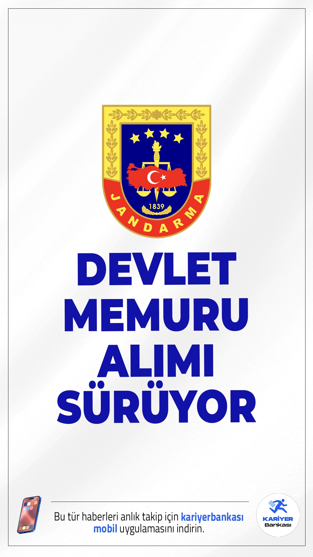 Jandarma 29 Devlet Memuru Alımı Başvurusu Sürüyor.Jandarma Genel Komutanlığı, farklı ünvanlarda olmak üzere devlet memuru alımı için başvuru işlemleri devam ediyor. İlgili alım duyurusunda, Jandarma'ya alım yapılacak kadroların, Jandarma Genel Komutanlığı karargahı ile bağlı birlik ve kurumlarında görevlendirileceği aktarıldı.Başvuru yapacak adayların genel ve özel şartları sağlaması gerekmektedir.İşte şartlar ve başvuru bilgileri.. 