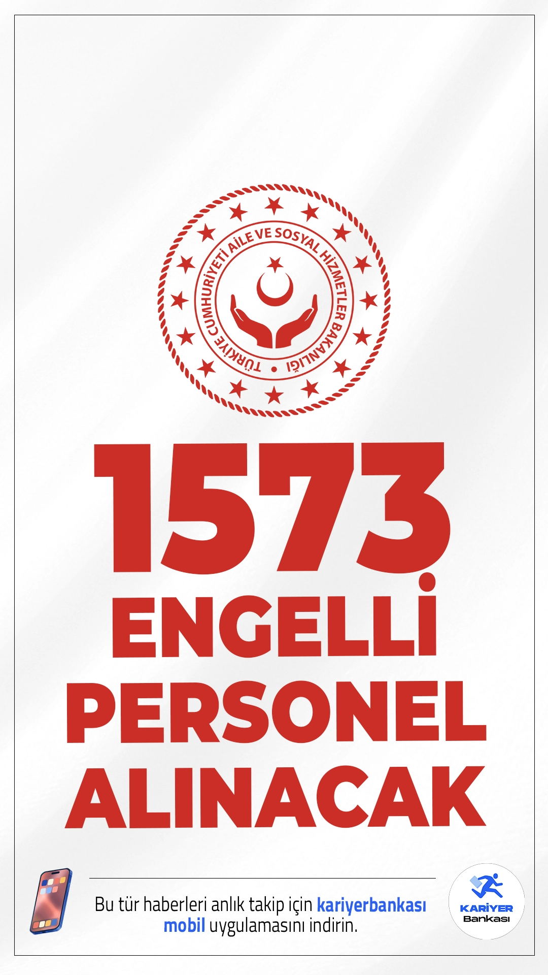 Son Dakika:1573 Engelli Personel Alımı Yapılacak.Aile ve Sosyal Hizmetler Bakanı Mahinur Özdemir Göktaş, engelli bireyler için umut verici bir açıklama yaptı. Bakan Göktaş, 2026 yılı içerisinde kamu kurum ve kuruluşlarında 1573 engelli vatandaşın daha istihdam edileceğini müjdeledi.