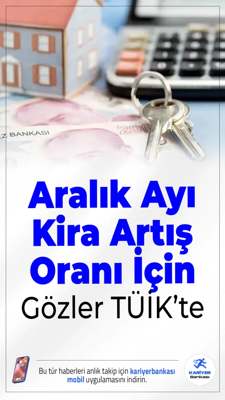 Aralık Ayı Kira Artış Oranı İçin Gözler TÜİK’te.2025 Aralık ayı kira artış oranı için geri sayım başladı. Bu ay sözleşmesini yenileyecek kiracılar ile ev ve iş yeri sahipleri, TÜİK’in açıklayacağı Kasım ayı enflasyon verilerine odaklandı. Çünkü konutlarda uygulanacak kira artışı, 12 aylık TÜFE ortalaması esas alınarak belirleniyor.