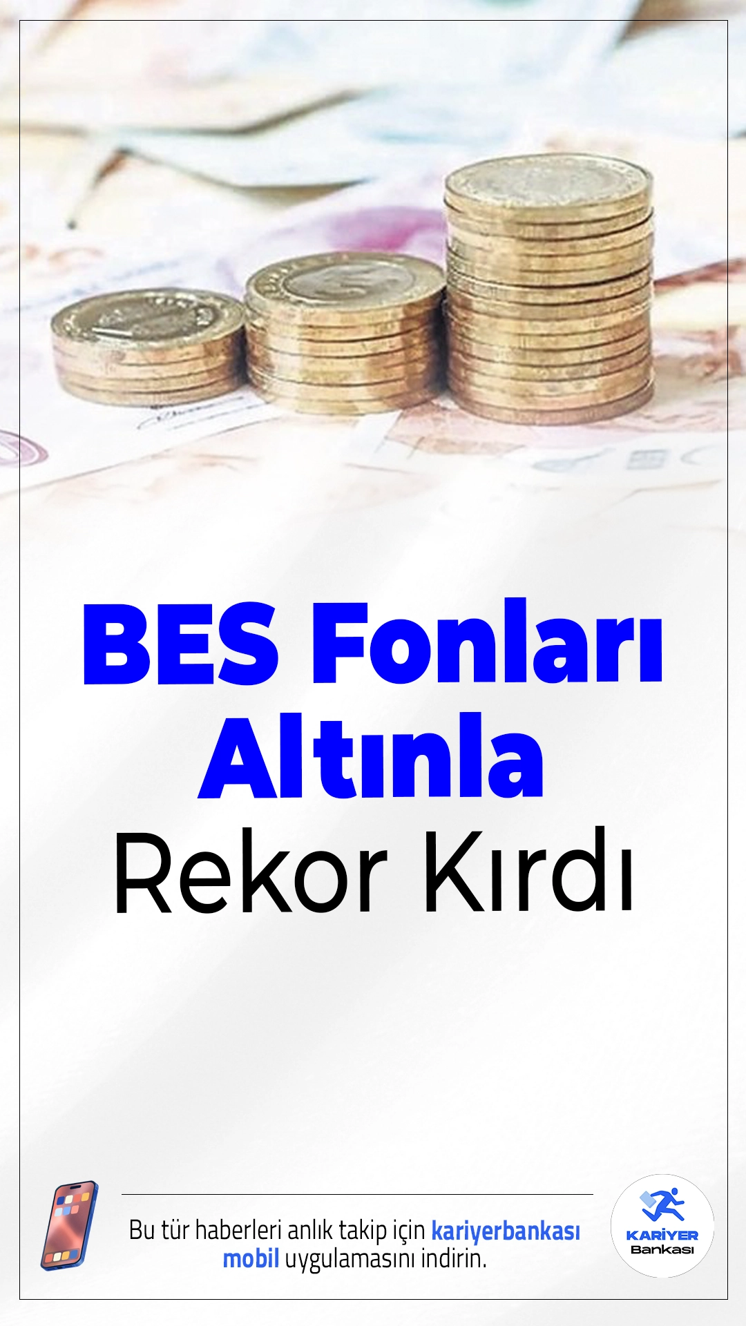 BES Fonları Altınla Rekor Kırdı.Bireysel Emeklilik Sistemi’nde (BES) yatırımcıların altına ilgisi rekor seviyelere ulaştı. 2025 yılı sonu itibarıyla BES havuzundaki fonların %40’ı altın cinsi veya altına endeksli yatırımlardan oluşuyor. Fon büyüklüğü neredeyse iki katına çıktı.