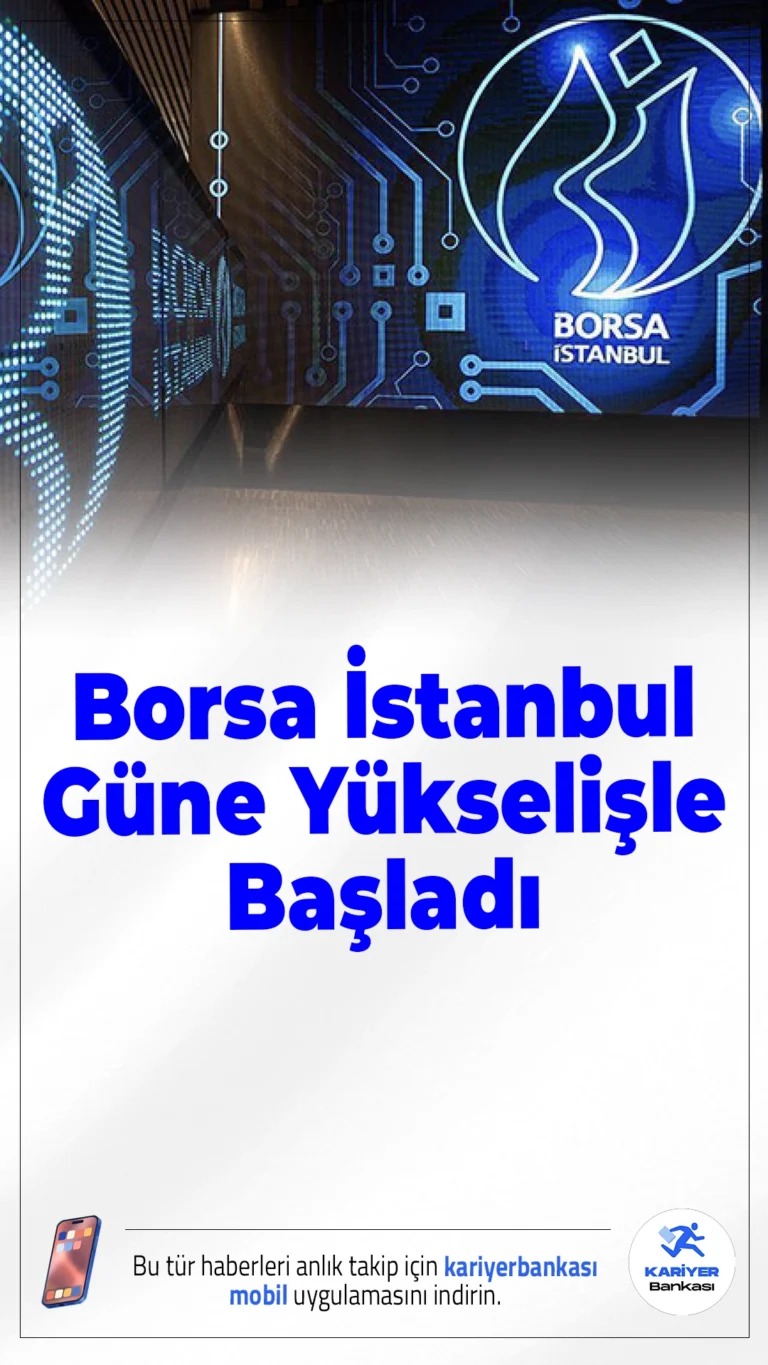 Borsa İstanbul Güne Yükselişle Başladı.BIST 100 endeksi, yeni güne pozitif bir başlangıç yaparak 11.210 puanı gördü. Piyasalarda temkinli iyimserlik sürüyor.