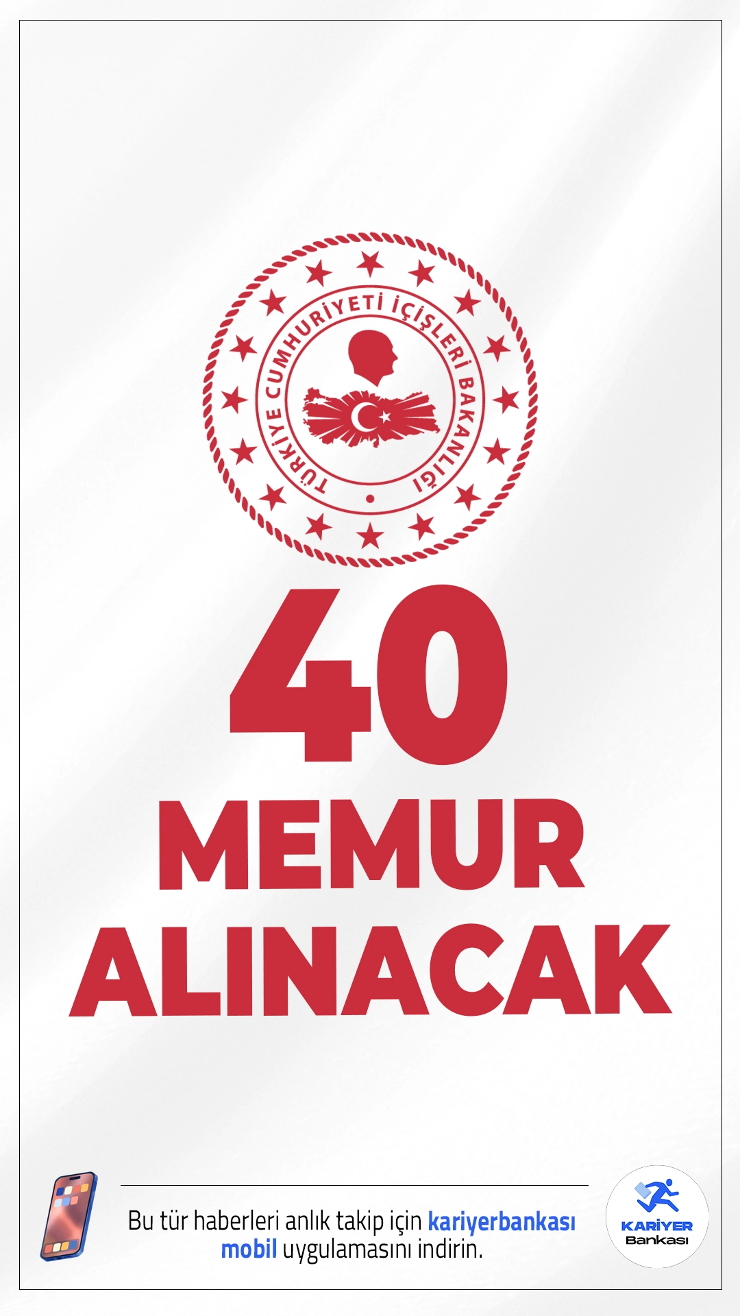 İçişleri Bakanlığı 40 İçişleri Uzman Yardımcısı Alımı Yapacak.İçişleri Bakanlığı, merkez teşkilatında istihdam edilmek üzere 40 İçişleri Uzman Yardımcısı alımı gerçekleştireceğini duyurdu. ilgili duyuruya göre alımlar, 02 - 06 Şubat 2026 tarihleri arasında Ankara'da sözlü sınav ile yapılacak.İşte şartlar ve başvuru bilgileri..
