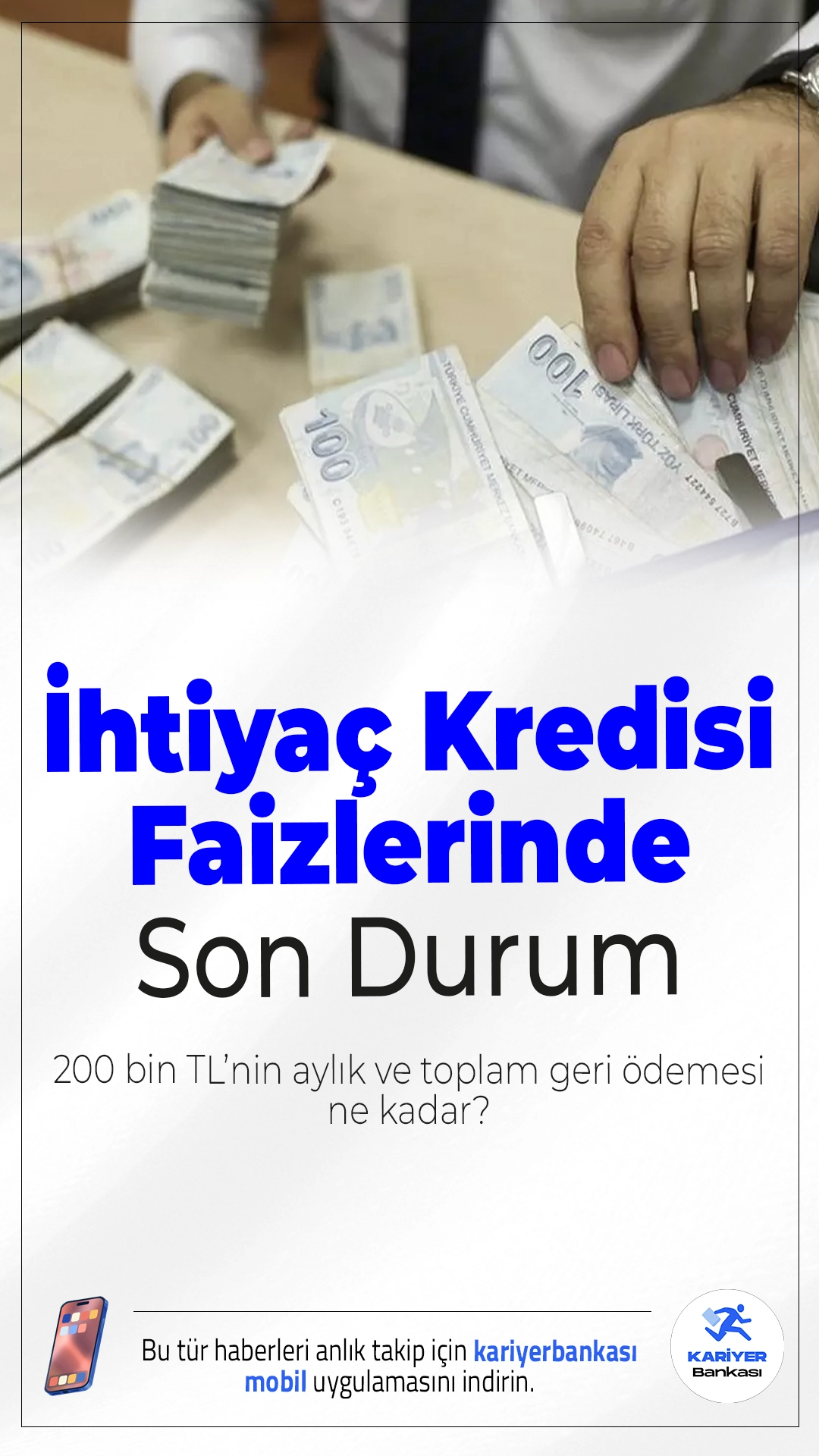 İhtiyaç Kredisi Faizlerinde Son Durum: 200 Bin TL’nin Aylık ve Toplam Geri Ödemesi Ne Kadar?TCMB’nin 12 Aralık 2025 tarihli faiz kararı öncesi bankalar ihtiyaç kredisi faiz oranlarını büyük ölçüde sabit tuttu. 200 bin TL kredi çekenlerin aylık ödemesi 21 bin TL’yi aşıyor. İşte detaylar…