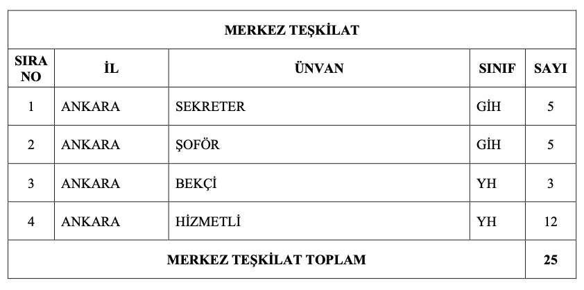 YSK 135 Memur Alımı