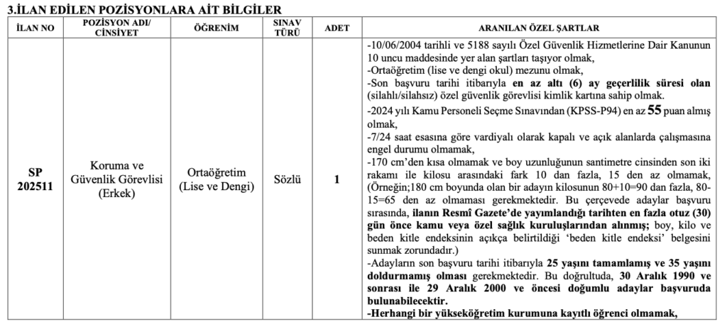 Gebze Teknik Üniversitesi Personel Alımı 