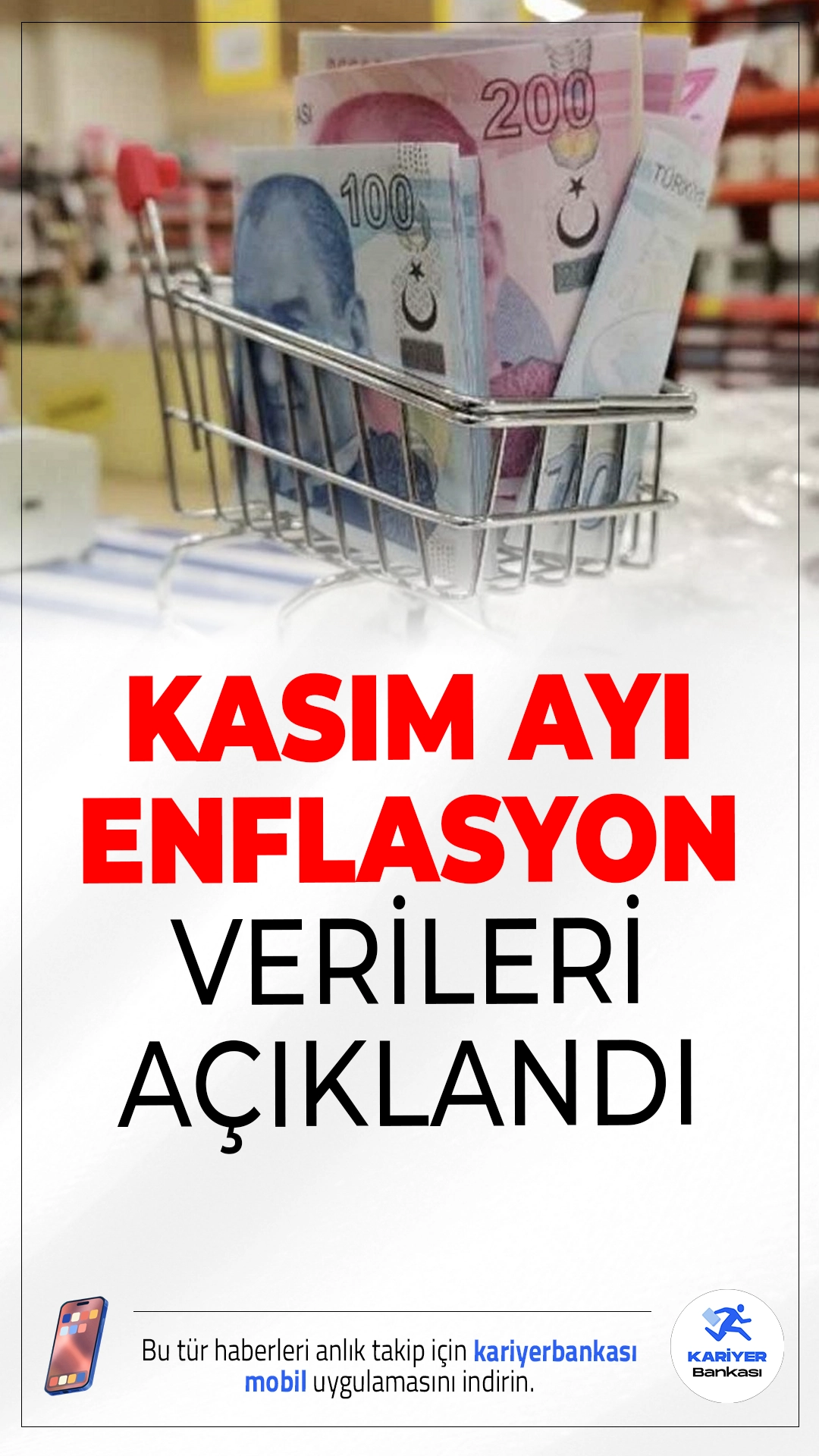 Kasım Ayı Enflasyon Verileri Açıklandı.Türkiye İstatistik Kurumu (TÜİK) Kasım ayı enflasyon verilerini açıkladı.