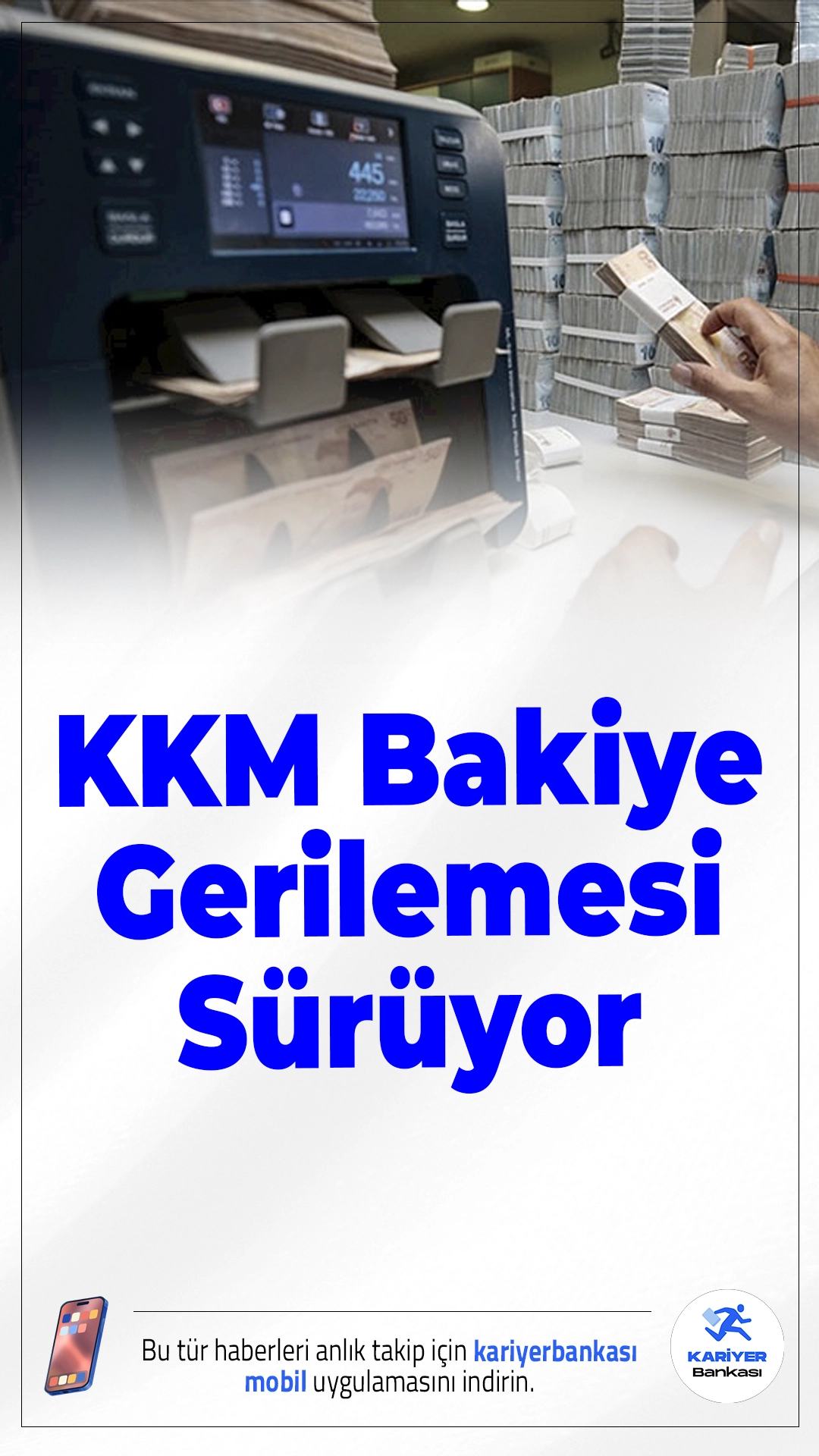 KKM Bakiye Gerilemesi Sürüyor.Kur Korumalı Mevduat (KKM) sisteminde düşüş ivmesi devam ediyor. Bankacılık Düzenleme ve Denetleme Kurumu’nun (BDDK) yayımladığı haftalık bültene göre, KKM hesap bakiyesi geçen hafta 1 milyar 318 milyon TL azalarak 11 milyar 605 milyon TL’ye geriledi. Böylece KKM’nin toplam mevduatlar içindeki payı da yüzde 0,04 seviyesine düştü.