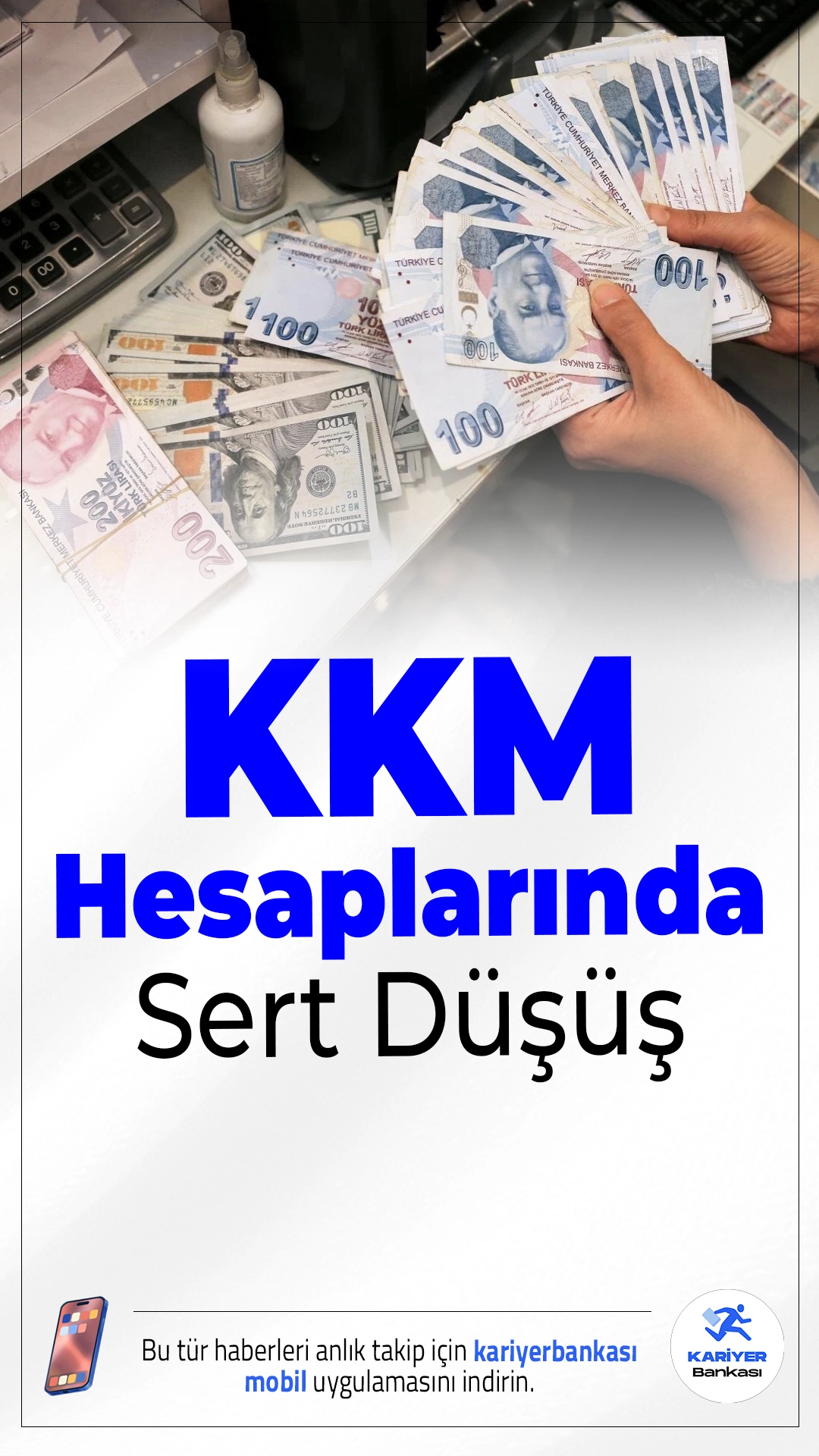 KKM Hesaplarında Sert Düşüş: Bakiye 17 Milyar TL’nin Altına Geriledi.Kur korumalı mevduat (KKM) hesaplarından kasım ayında hızlı çıkış yaşandı; 5,6 milyar TL'lik azalışla toplam bakiye 16,86 milyar TL'ye düştü.