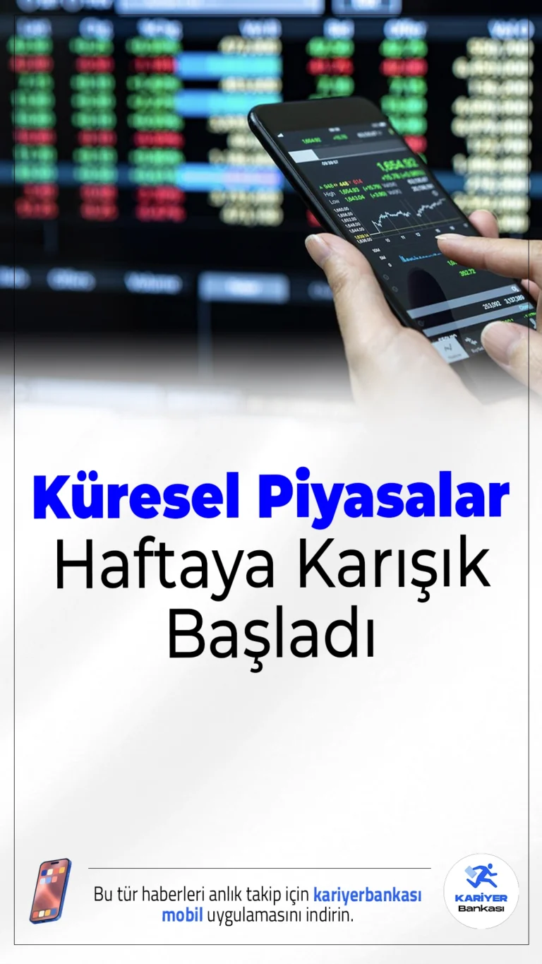 Küresel Piyasalar Haftaya Karışık Başladı.Haftaya karışık başlayan küresel piyasalarda, ABD Merkez Bankası'nın (Fed) faiz indirim beklentisi sürerken, Japonya Merkez Bankası'ndan (BoJ) faiz artırımı sinyalleri geldi. Bu gelişmeler, piyasa dinamiklerini yeniden şekillendirdi.