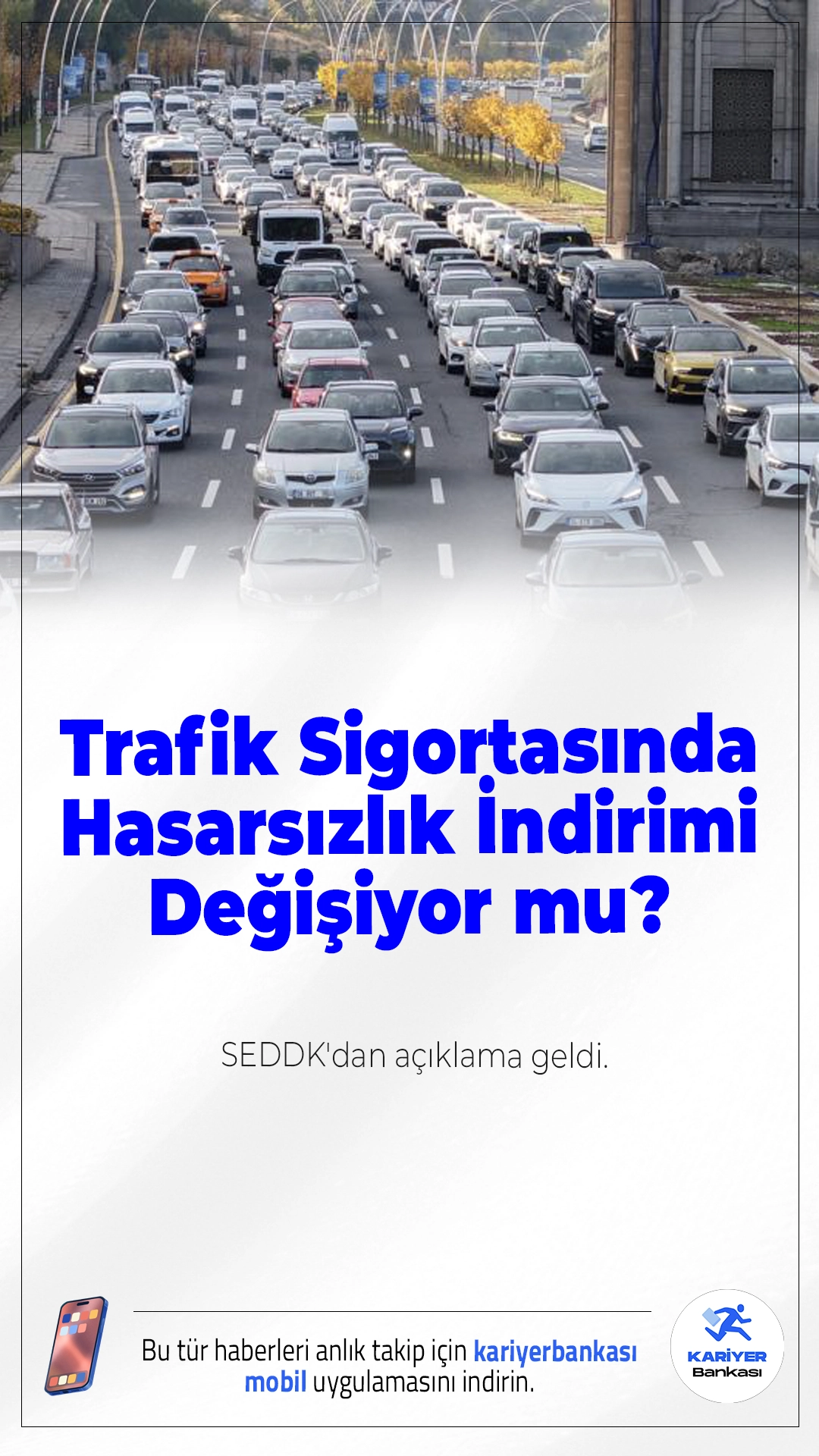 Trafik Sigortasında Hasarsızlık İndirimi Değişiyor mu? SEDDK'dan Açıklama Geldi.SEDDK, hasarsızlık indiriminin araca değil sürücüye bağlandığı iddiaları üzerine açıklama yaptı. Yeni uygulamanın detayları 1 Ocak 2026 itibarıyla devreye girecek.
