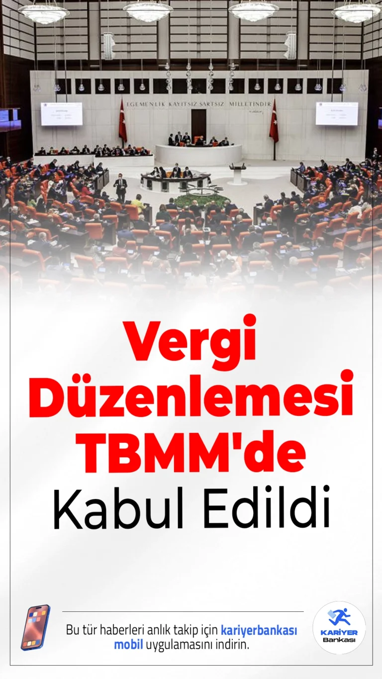 Vergi Düzenlemesi TBMM’de Kabul Edildi.2026’da emlak vergisi artışları, 2025'in iki katını geçemeyecek. Kira gelirinde istisna kalktı, düşük bedel beyanına ceza geliyor.