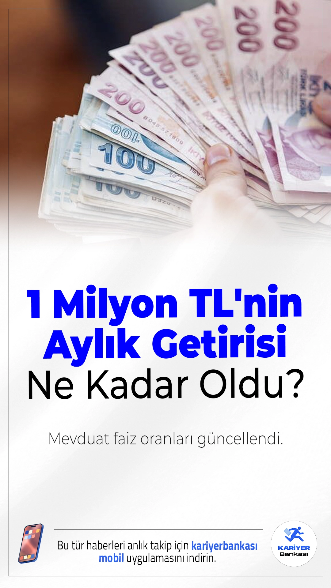 2026 Yılında 1 Milyon TL'nin Aylık Mevduat Getirisi Ne Kadar?TCMB'nin politika faizini %39,5'ten %38’e indirmesi sonrası bankalar da mevduat faiz oranlarını güncelledi. 1 milyon TL’lik 32 günlük vadeli mevduat için bankaların sunduğu net faiz getirileri şöyle: