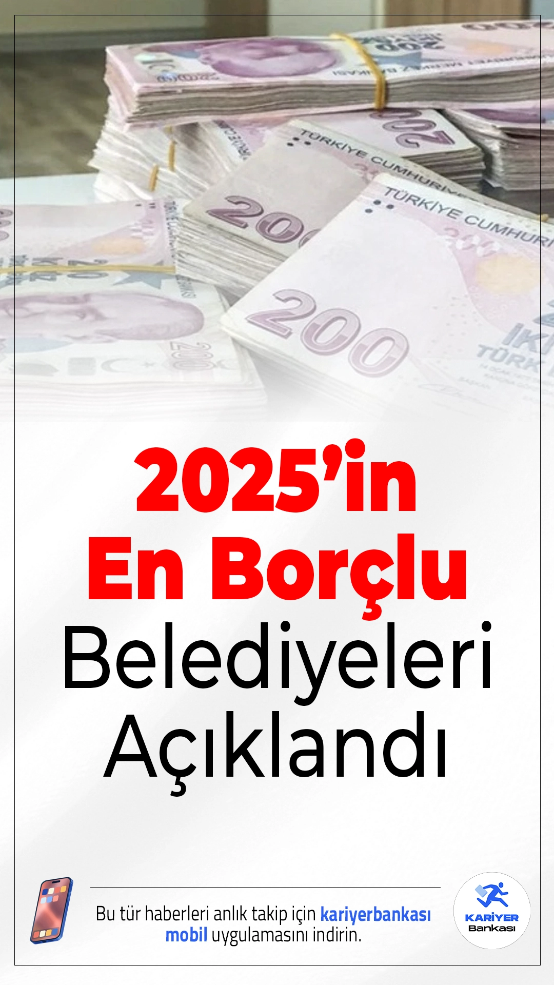 2025’in En Borçlu Belediyeleri Açıklandı.2025 yılı boyunca tartışmalara konu olan belediyelerin SGK borçları netleşti. Açıklanan verilere göre, Sosyal Güvenlik Kurumu’na (SGK) en çok borcu olan belediye 18,1 milyar lira ile İzmir Büyükşehir Belediyesi oldu. Onu Adana ve Ankara Büyükşehir Belediyeleri takip etti.