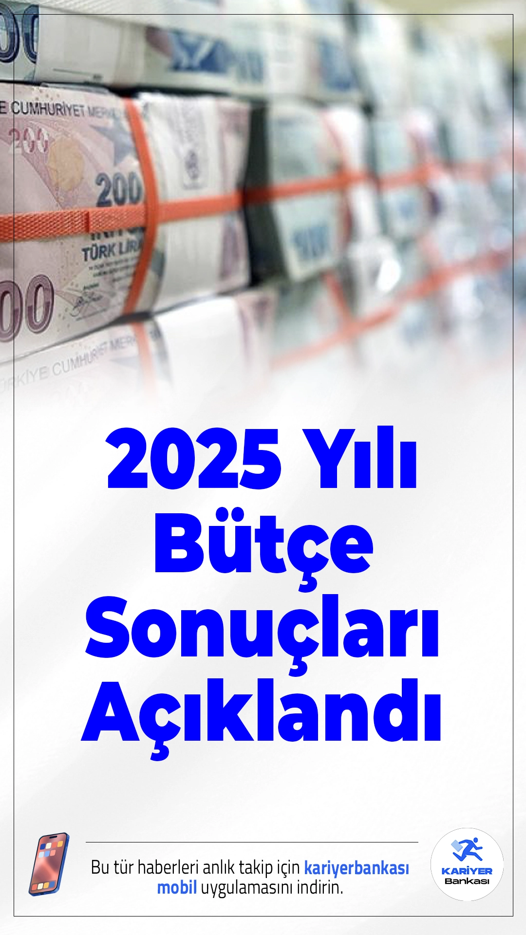 2025 Yılı Bütçe Sonuçları Açıklandı.Merkezi yönetim bütçesinde 2025'te gelirler yüzde 48 artarken, giderlerdeki yükseliş daha sınırlı kaldı. Yıl sonunda 1,8 trilyon lirayı aşan bütçe açığı dikkat çekti.
