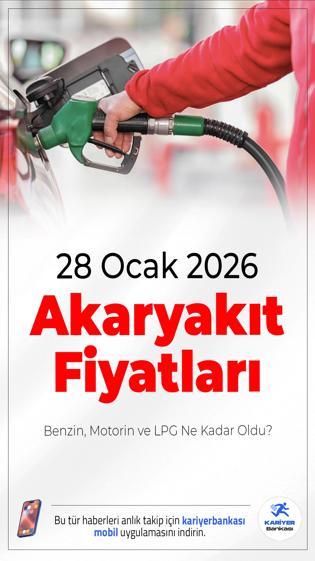 28 Ocak 2026 Güncel Akaryakıt Fiyatları: Benzin, Motorin ve LPG Ne Kadar Oldu?Brent petrol ve döviz kurlarındaki dalgalanma akaryakıt fiyatlarını doğrudan etkiliyor. Peki, benzin ve motorinde zam ya da indirim var mı?