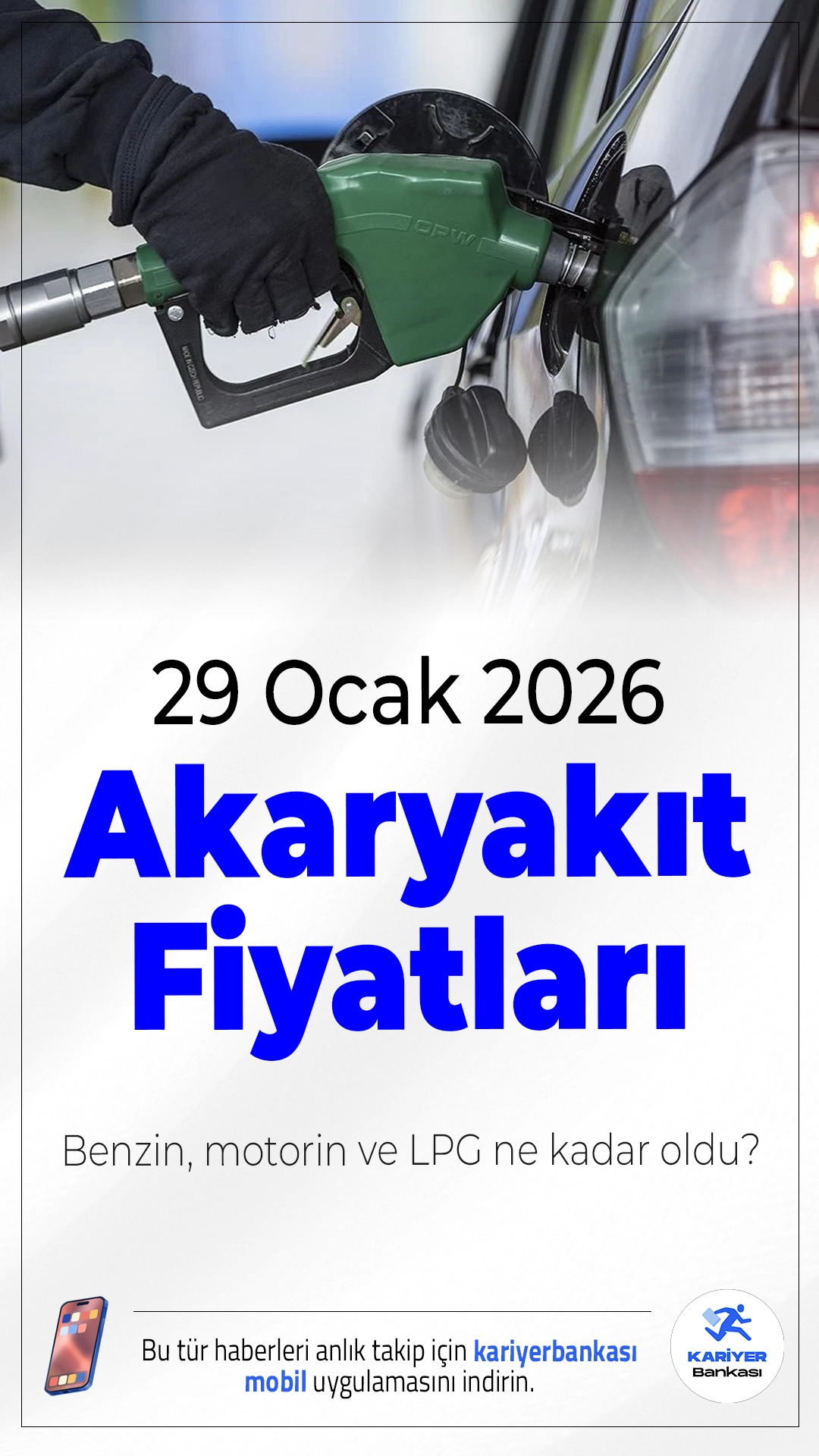 29 Ocak 2026 Akaryakıt Fiyatları: Benzin, Motorin ve LPG Ne Kadar Oldu?Brent petrol ve döviz kurundaki dalgalanma akaryakıt fiyatlarını etkilemeye devam ediyor. İşte büyükşehirlerde güncel pompa fiyatları…