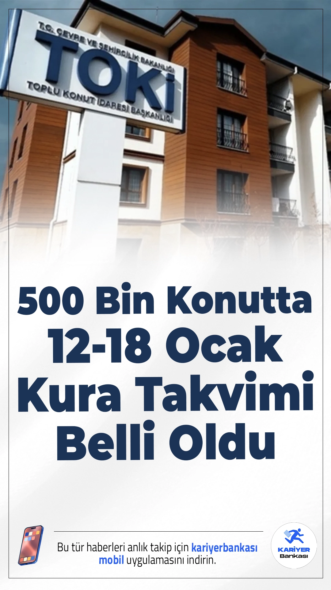 TOKİ 500 Bin Konutta 12-18 Ocak 2026 Kura Takvimi Belli Oldu.500 bin sosyal konut hedefiyle Türkiye genelinde sürdürülen Yüzyılın Konut Projesi kapsamında kura çekimleri hız kesmeden devam ediyor. Çevre, Şehircilik ve İklim Değişikliği Bakanı Murat Kurum’un açıklamasına göre, 16 ilde kura süreci tamamlandı. Bu hafta ise 7 ilde daha hak sahipleri belirleniyor.