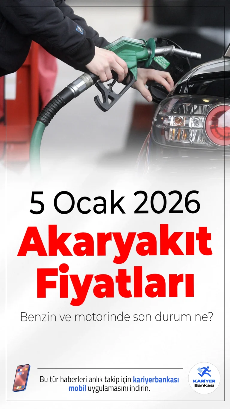 5 Ocak 2026 Güncel Akaryakıt Fiyatları: Benzin ve Motorinde Son Durum Ne?Brent petrol ve dövizdeki dalgalanmalar sonrası vatandaşlar benzin, motorin ve LPG fiyatlarını yakından takip ediyor. Peki bugün akaryakıt fiyatlarında indirim var mı?