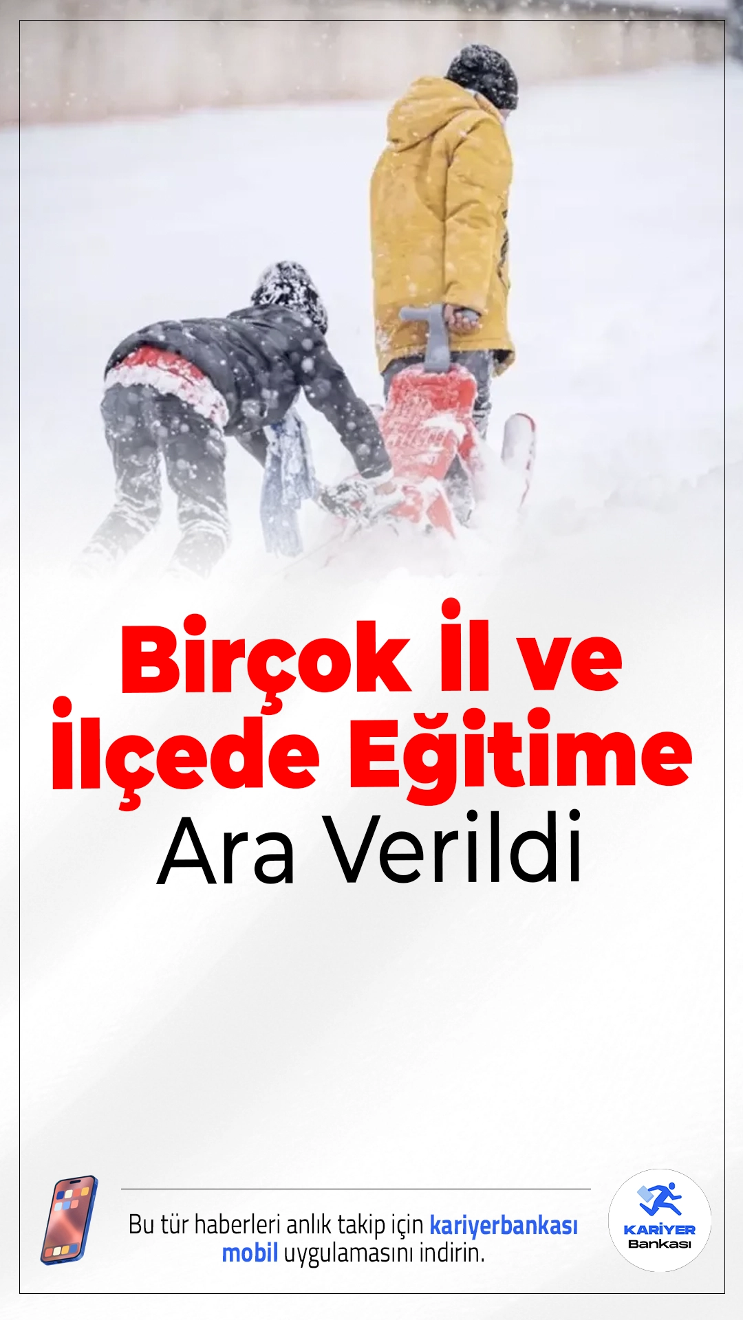 Birçok İl ve İlçede Kar Yağışı Nedeniyle Eğitime Ara Verildi.Meteoroloji Genel Müdürlüğü’nün uyarılarının ardından bazı illerde etkisini artıran kar yağışı ve buzlanma, eğitim-öğretim faaliyetlerini etkiledi. Tunceli, Muş, Hakkari, Elazığ, Bingöl (Karlıova) ve Malatya'da 9 Ocak 2026 Cuma günü okullar tatil edildi. Bu karar, hem öğrencilerin hem de personelin güvenliği için alındı.