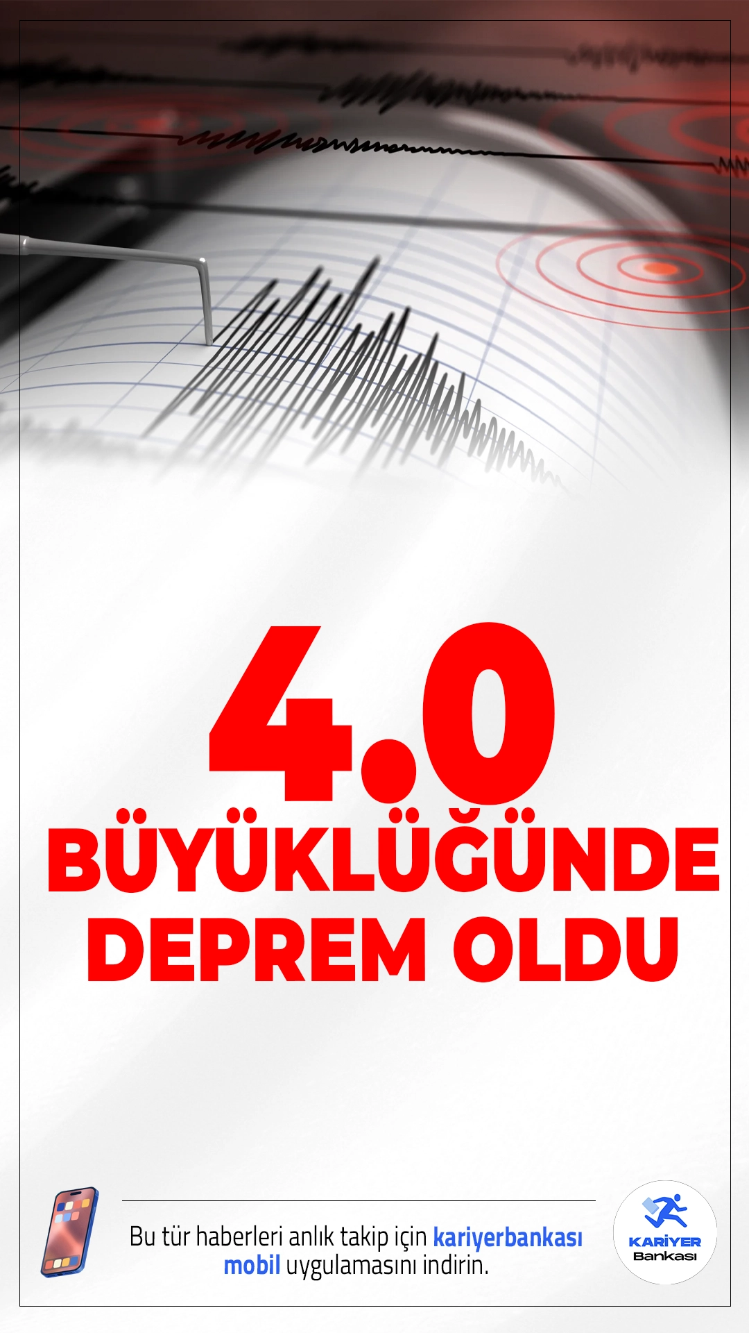 Kahramanmaraş'ta 4.0 Büyüklüğünde Deprem Oldu.AFAD, 16 Ocak 2026 tarihinde Kahramanmaraş’ın Göksun ilçesinde saat 13.19’da 4.0 büyüklüğünde bir depremin meydana geldiğini duyurdu. Yer kabuğunun 7.01 kilometre derinliğinde gerçekleşen sarsıntının merkez üssü 38.15111 kuzey enlemi ve 36.65611 doğu boylamı olarak kaydedildi.