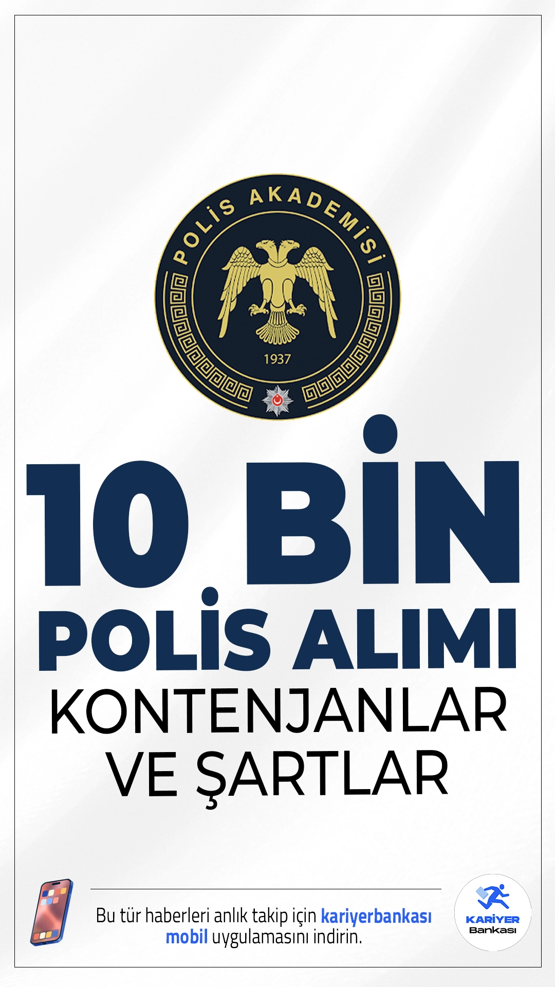 33. Dönem POMEM 10 Bin Polis Alımı Kontenjanlar ve Şartlar.33.Dönem POMEM 10 bin polis alımı başvuruları sürüyor. Polis Akademisi sayfasından yayımlana duyuruya göre, KPSS en az 60 puanla ön lisans ve lisans mezunlarından, kadın-erkek 10.000 polis alımı yapılacak. Kontenjanlar ve şartlar bu haberimizde.