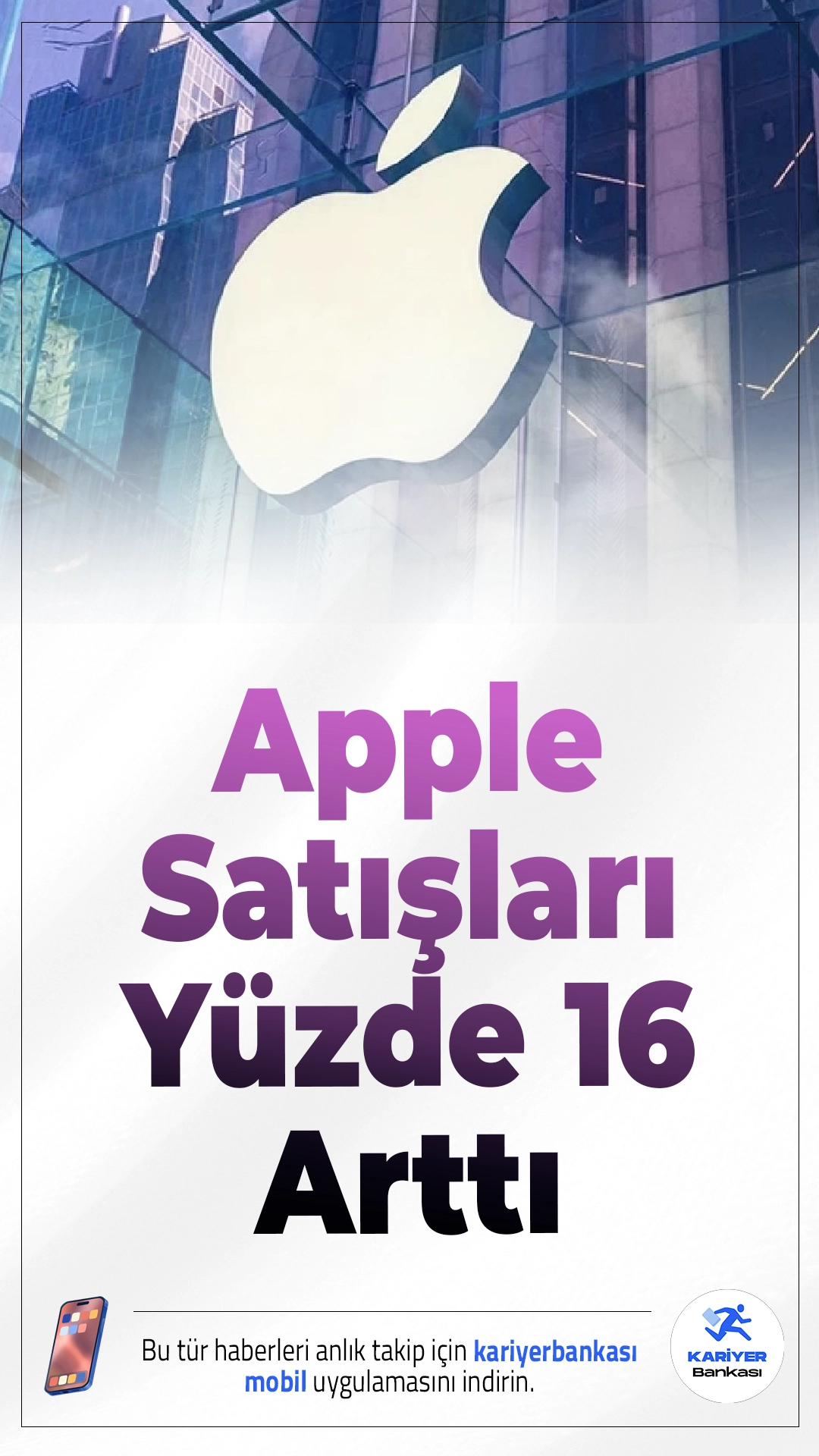 Apple Satışta Vites Yükseltti: Yüzde 16 Artışla Beklentileri Aştı.iPhone satışlarındaki güçlü performansla Apple, 2026 mali yılının ilk çeyreğinde gelir ve kârlılığını artırdı.