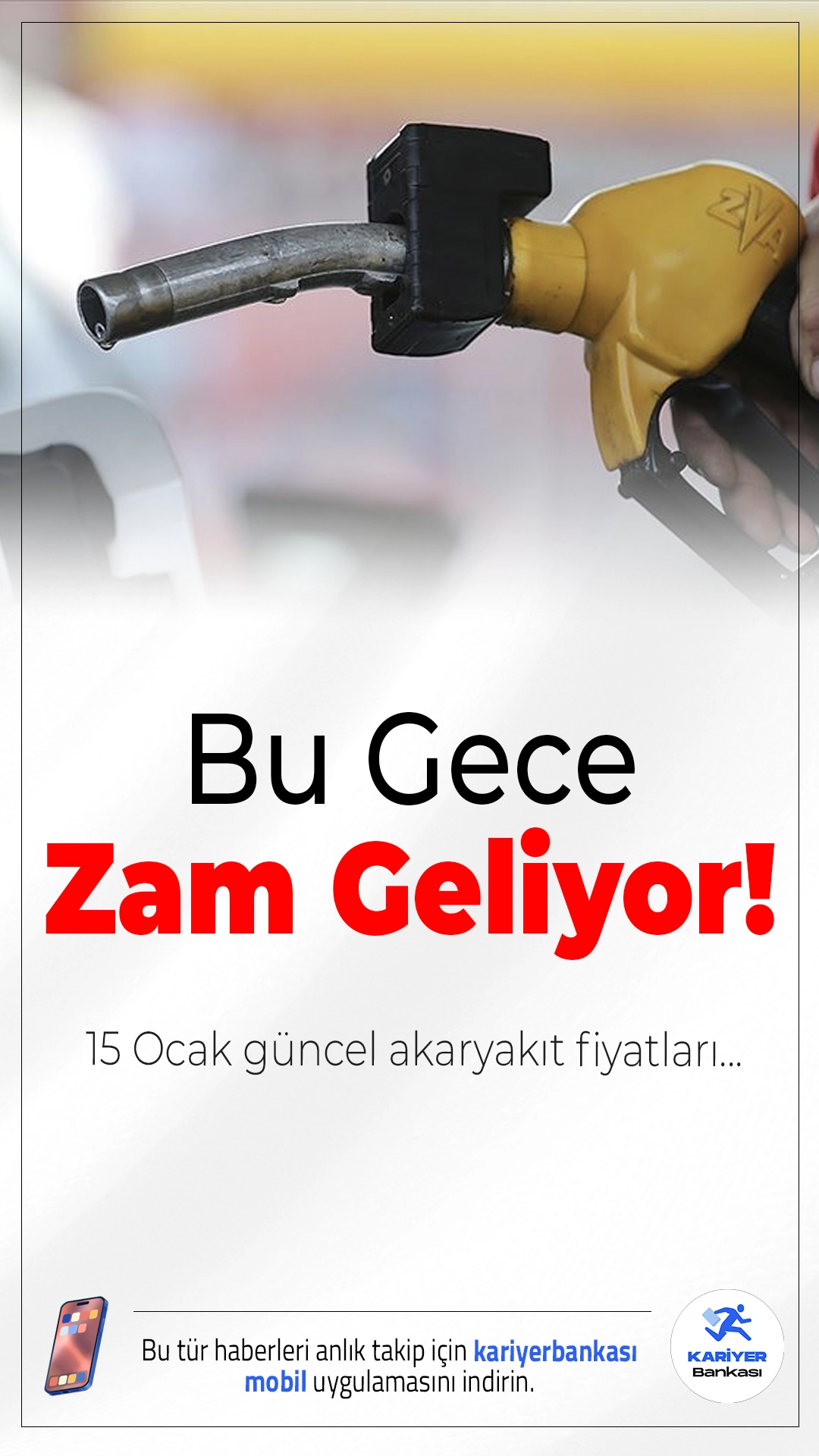Benzine Bu Gece Zam Geliyor.Uluslararası piyasalarda yaşanan artışların etkisiyle bu gece yarısından itibaren benzine 1,61 TL zam bekleniyor. Yeni fiyatlar şehir şehir belli oldu.