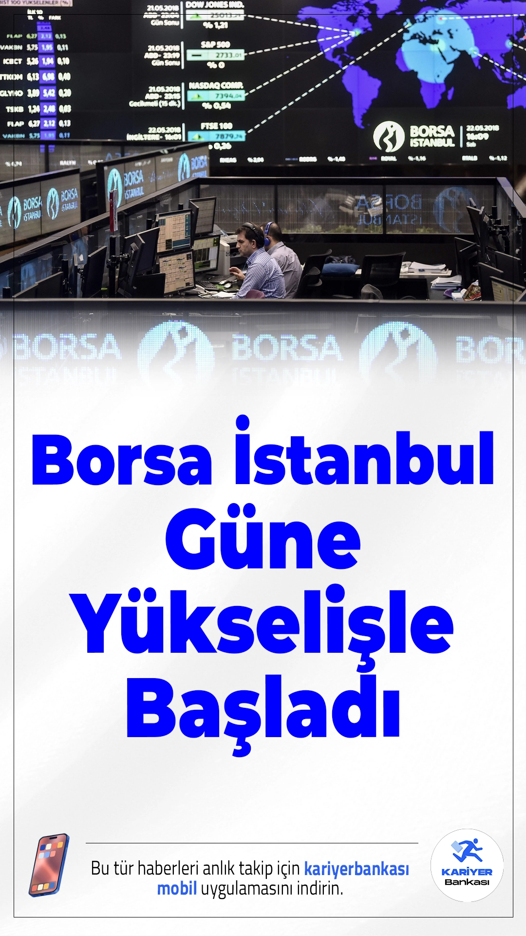 Borsa İstanbul Güne Yükselişle Başladı.BIST 100 endeksi, dünkü düşüşün ardından güne pozitif başladı. Bankacılık ve tekstil sektörleri öne çıktı.