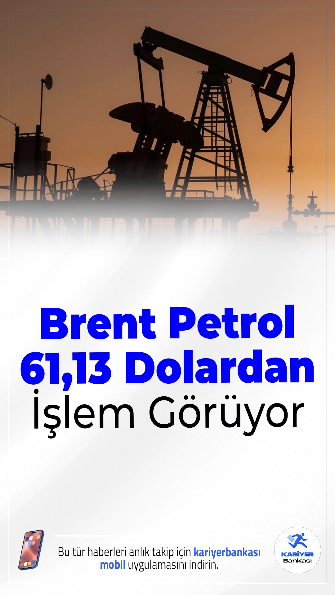 Brent Petrol 61,13 Dolardan İşlem Görüyor.Yeni yılın ilk işlem gününde Brent petrolün varil fiyatı 61 dolar bandında işlem görmeye devam ediyor. Gözler OPEC+ toplantısında!