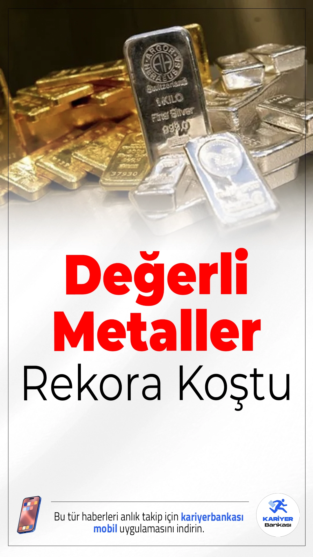 Değerli Metaller Rekora Koştu: Gümüş 102,5 Dolara Yükseldi.ABD'nin Grönland ve İran mesajları, Davos’tan gelen açıklamalar ve makroekonomik veriler emtia piyasalarında fiyatlamaları etkilerken, gümüş ve altın başta olmak üzere değerli metaller rekor seviyelere ulaştı.